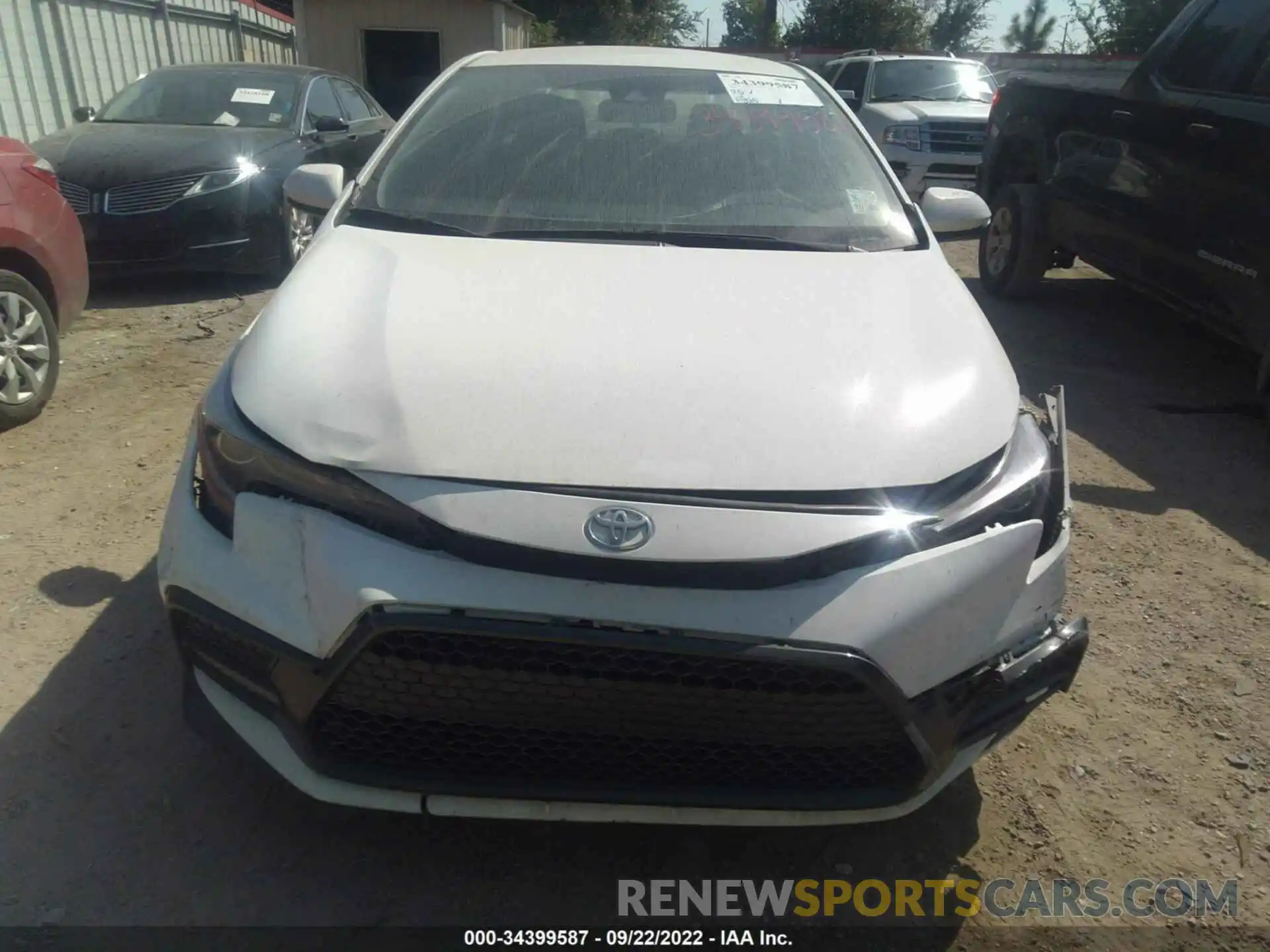 6 Photograph of a damaged car JTDS4RCEXLJ000899 TOYOTA COROLLA 2020