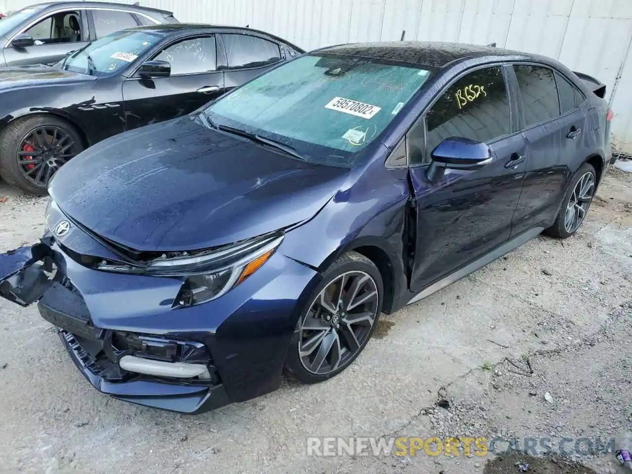 2 Photograph of a damaged car JTDS4RCEXLJ001051 TOYOTA COROLLA 2020