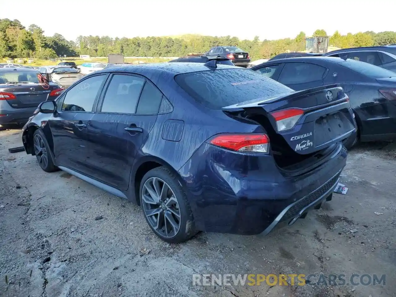 3 Photograph of a damaged car JTDS4RCEXLJ001051 TOYOTA COROLLA 2020