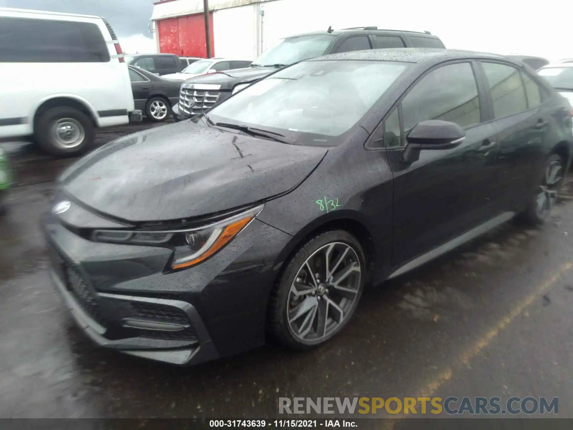 2 Photograph of a damaged car JTDS4RCEXLJ001549 TOYOTA COROLLA 2020