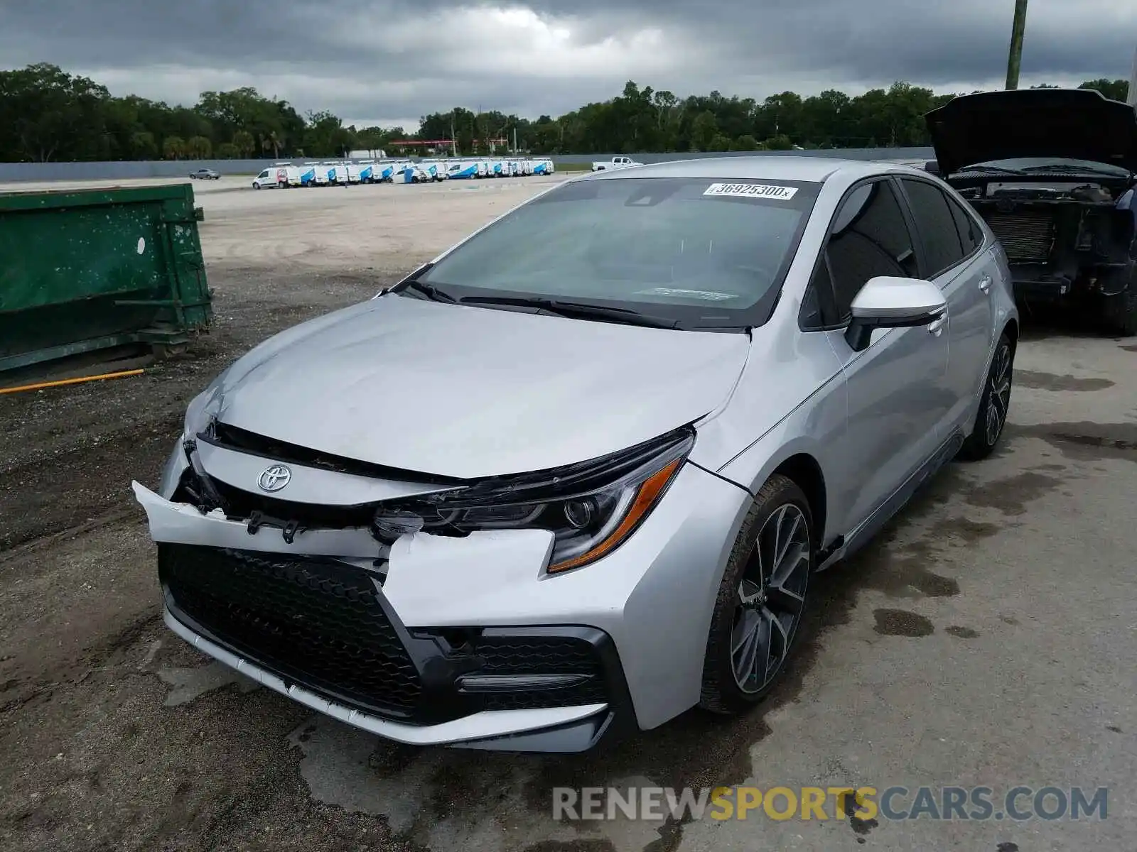 2 Photograph of a damaged car JTDS4RCEXLJ001664 TOYOTA COROLLA 2020