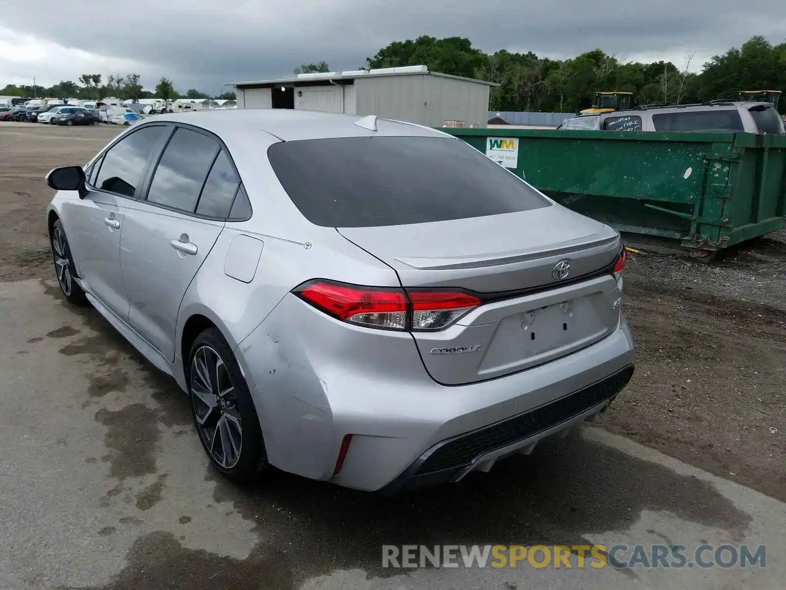 3 Photograph of a damaged car JTDS4RCEXLJ001664 TOYOTA COROLLA 2020