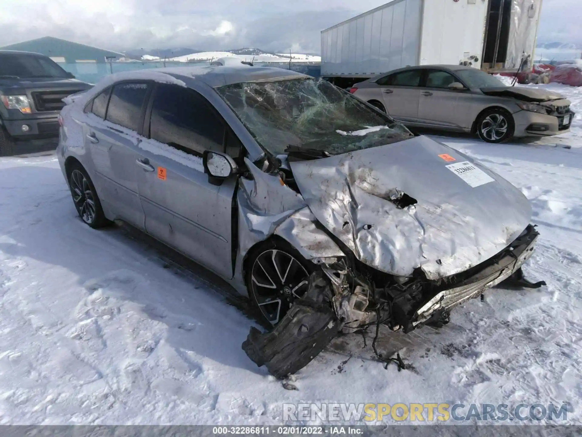 1 Photograph of a damaged car JTDS4RCEXLJ001907 TOYOTA COROLLA 2020