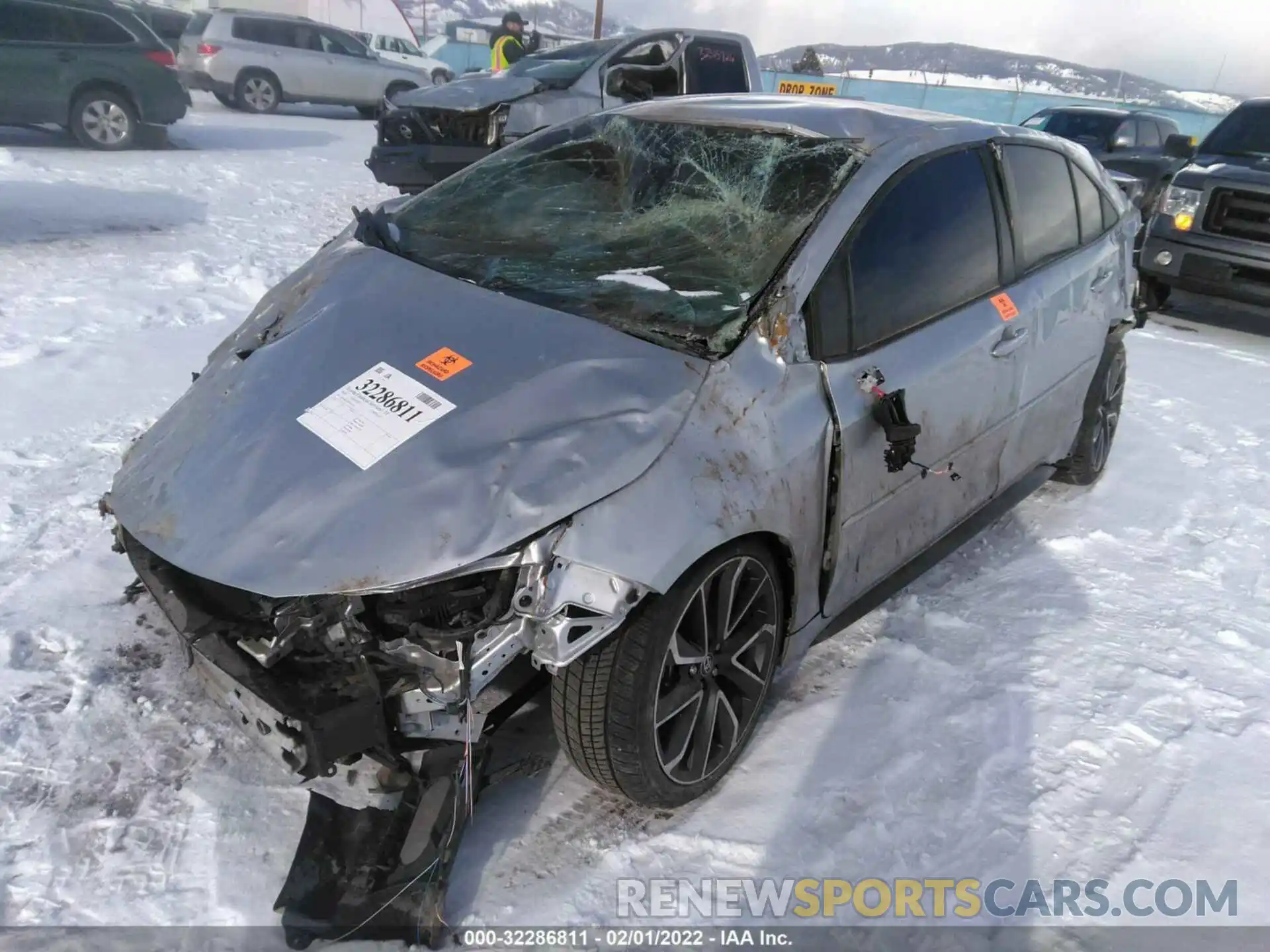 2 Photograph of a damaged car JTDS4RCEXLJ001907 TOYOTA COROLLA 2020