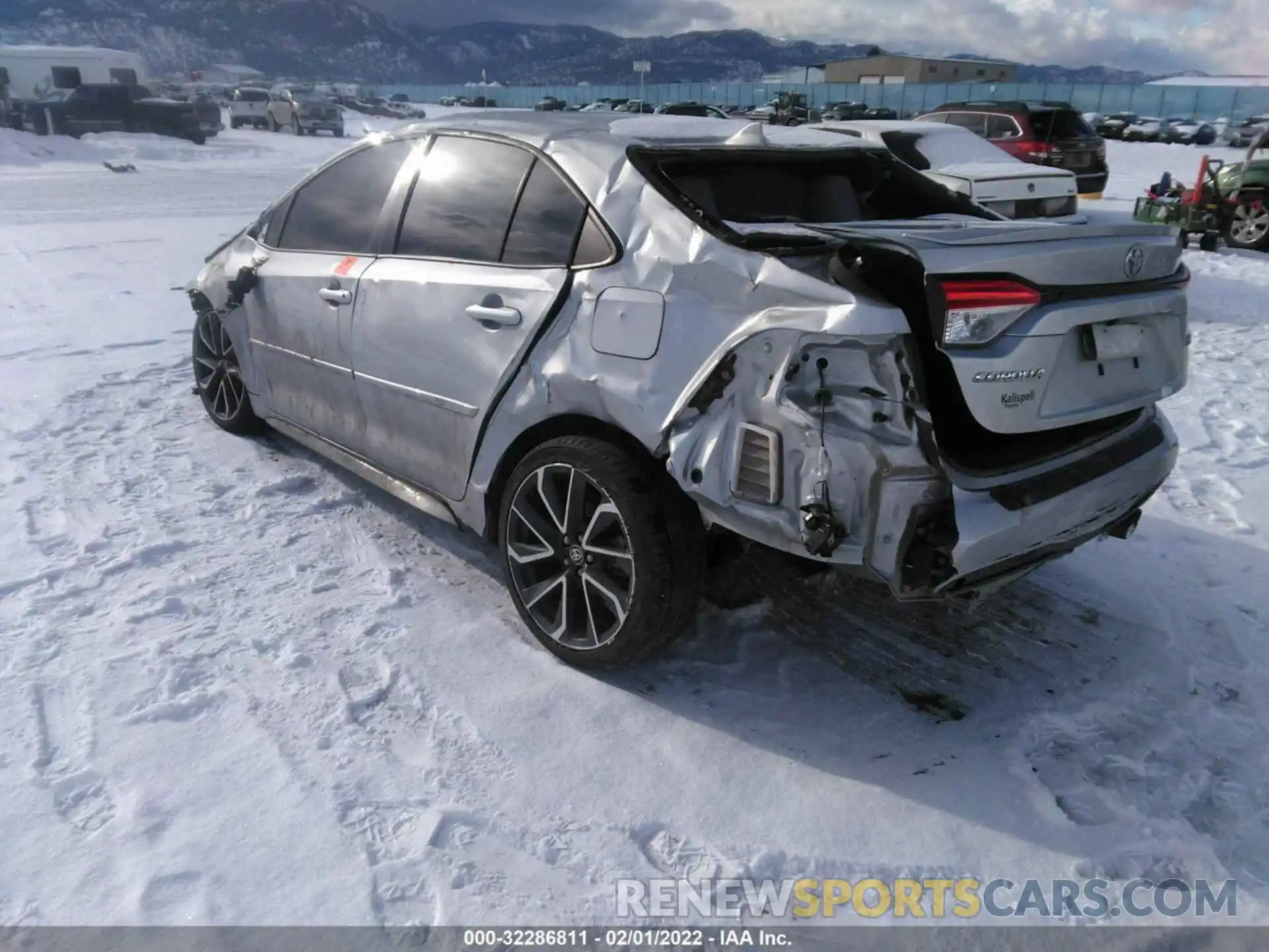 3 Photograph of a damaged car JTDS4RCEXLJ001907 TOYOTA COROLLA 2020