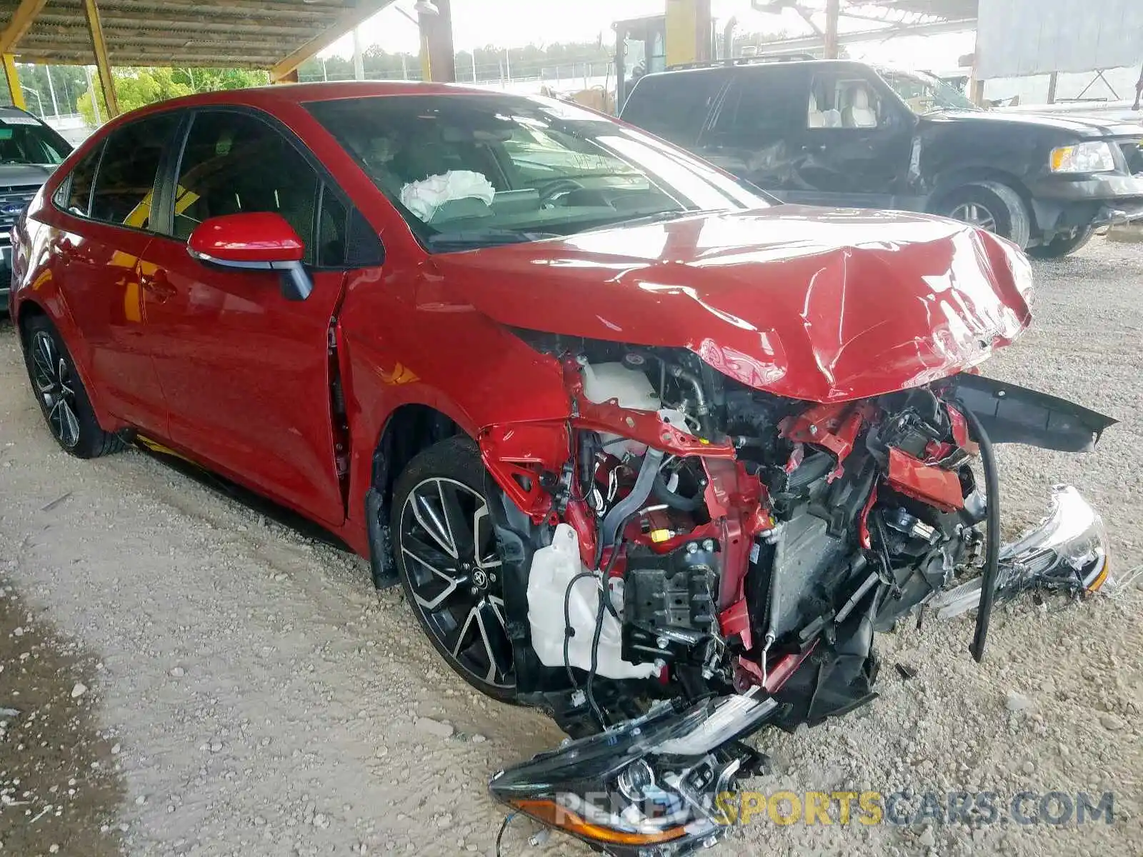 1 Photograph of a damaged car JTDS4RCEXLJ002104 TOYOTA COROLLA 2020