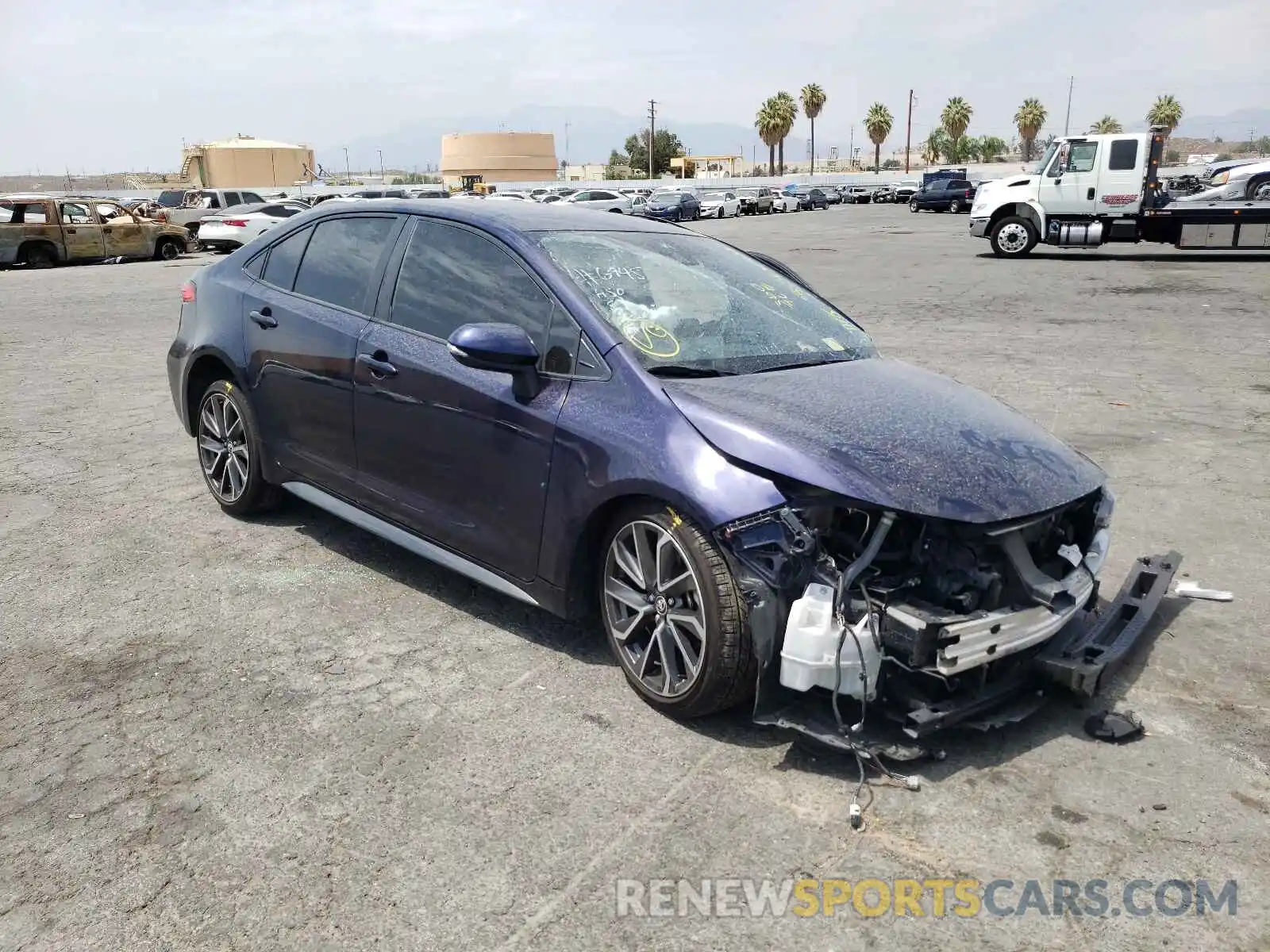 1 Photograph of a damaged car JTDS4RCEXLJ002930 TOYOTA COROLLA 2020