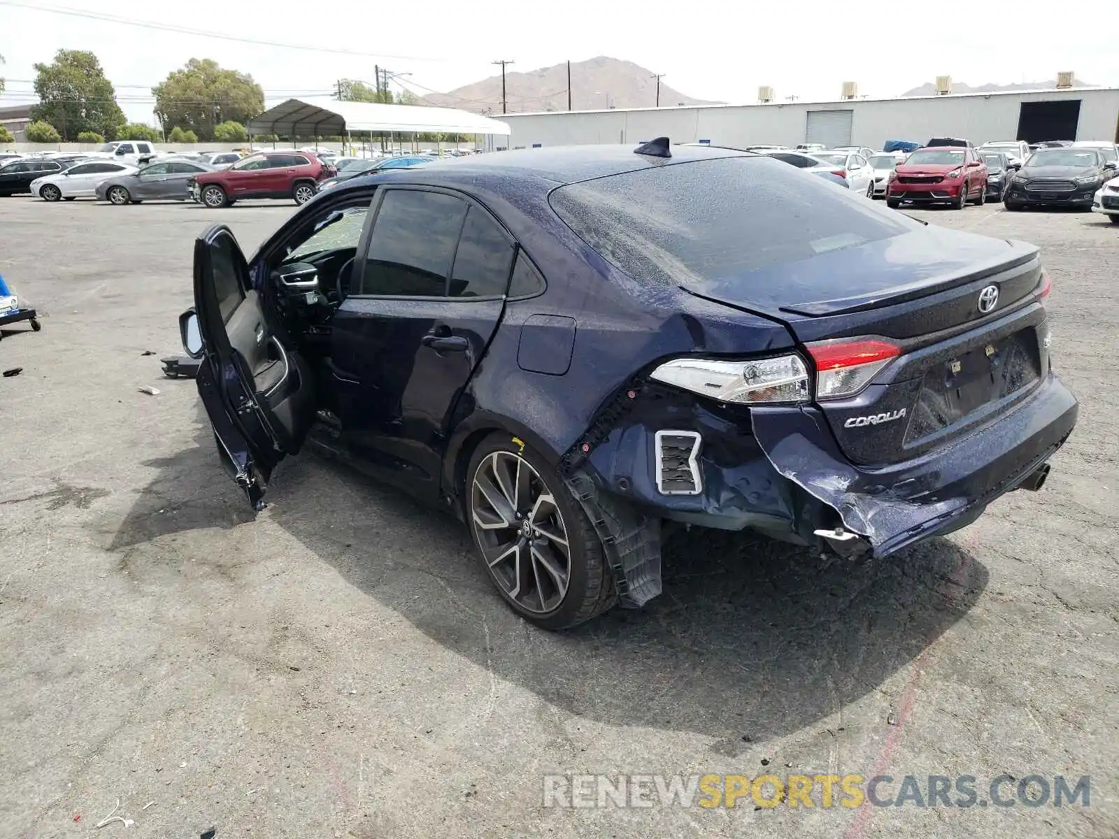 3 Photograph of a damaged car JTDS4RCEXLJ002930 TOYOTA COROLLA 2020