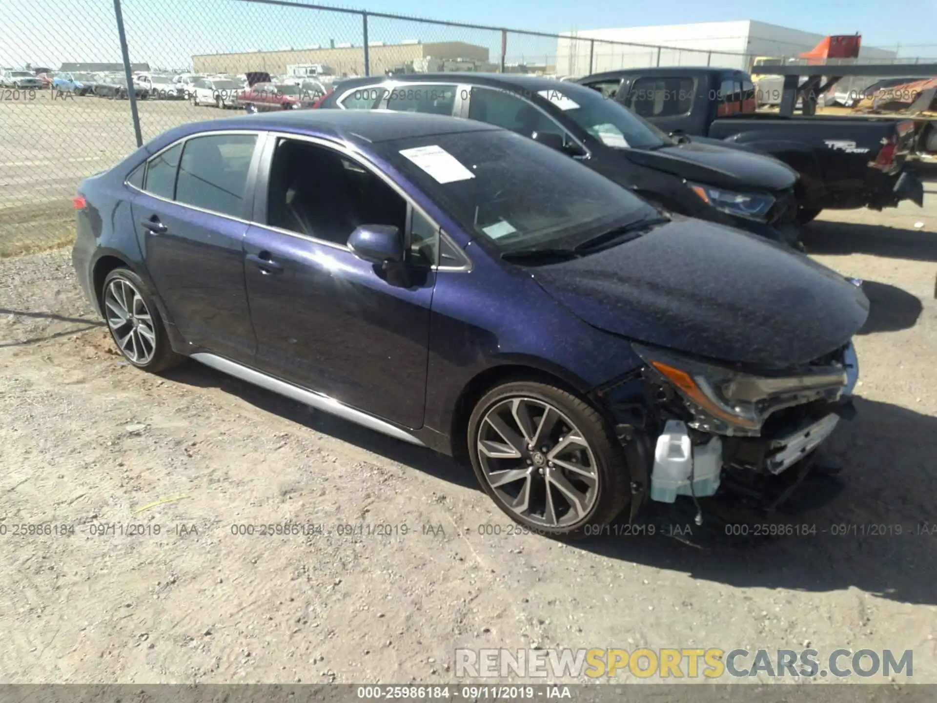 1 Photograph of a damaged car JTDS4RCEXLJ003687 TOYOTA COROLLA 2020