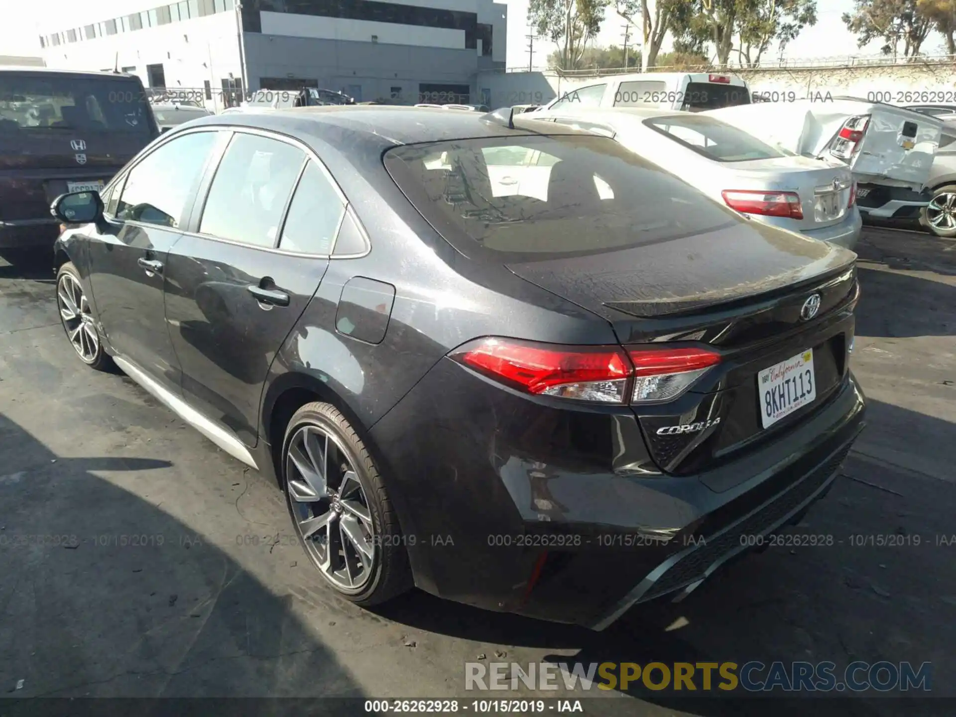 3 Photograph of a damaged car JTDS4RCEXLJ005939 TOYOTA COROLLA 2020