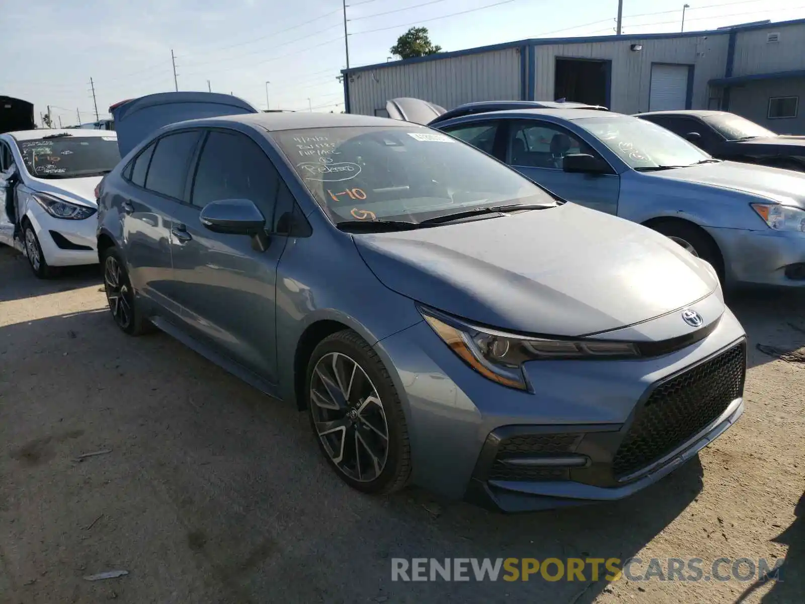 1 Photograph of a damaged car JTDS4RCEXLJ007030 TOYOTA COROLLA 2020