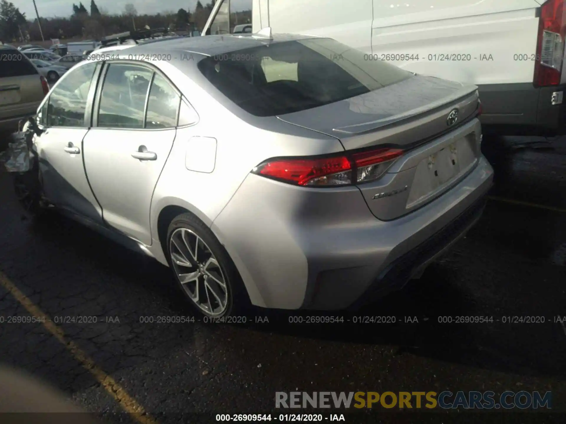 3 Photograph of a damaged car JTDS4RCEXLJ008257 TOYOTA COROLLA 2020