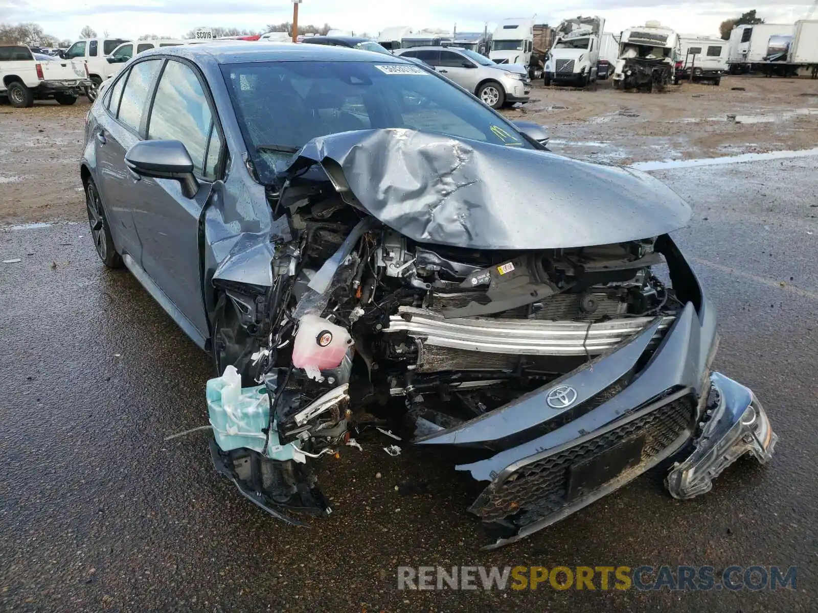 1 Photograph of a damaged car JTDS4RCEXLJ008484 TOYOTA COROLLA 2020