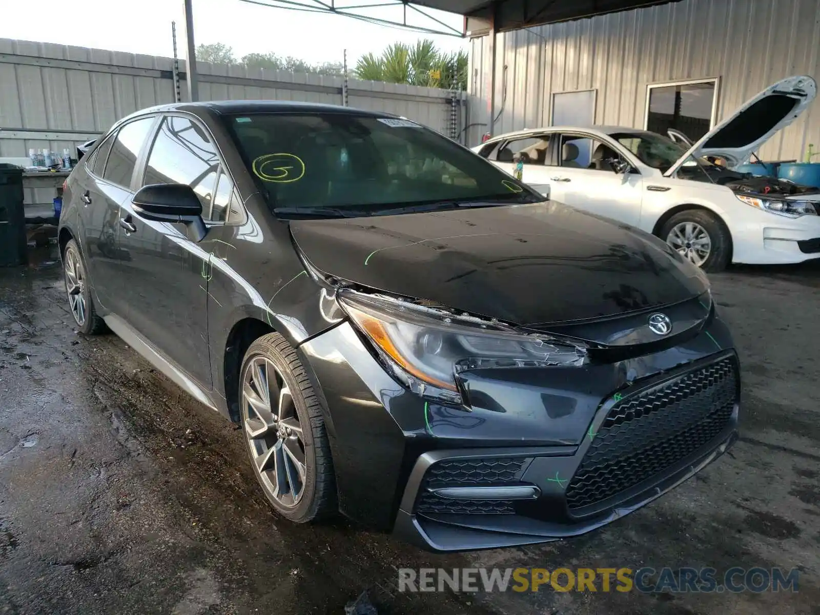 1 Photograph of a damaged car JTDS4RCEXLJ009294 TOYOTA COROLLA 2020