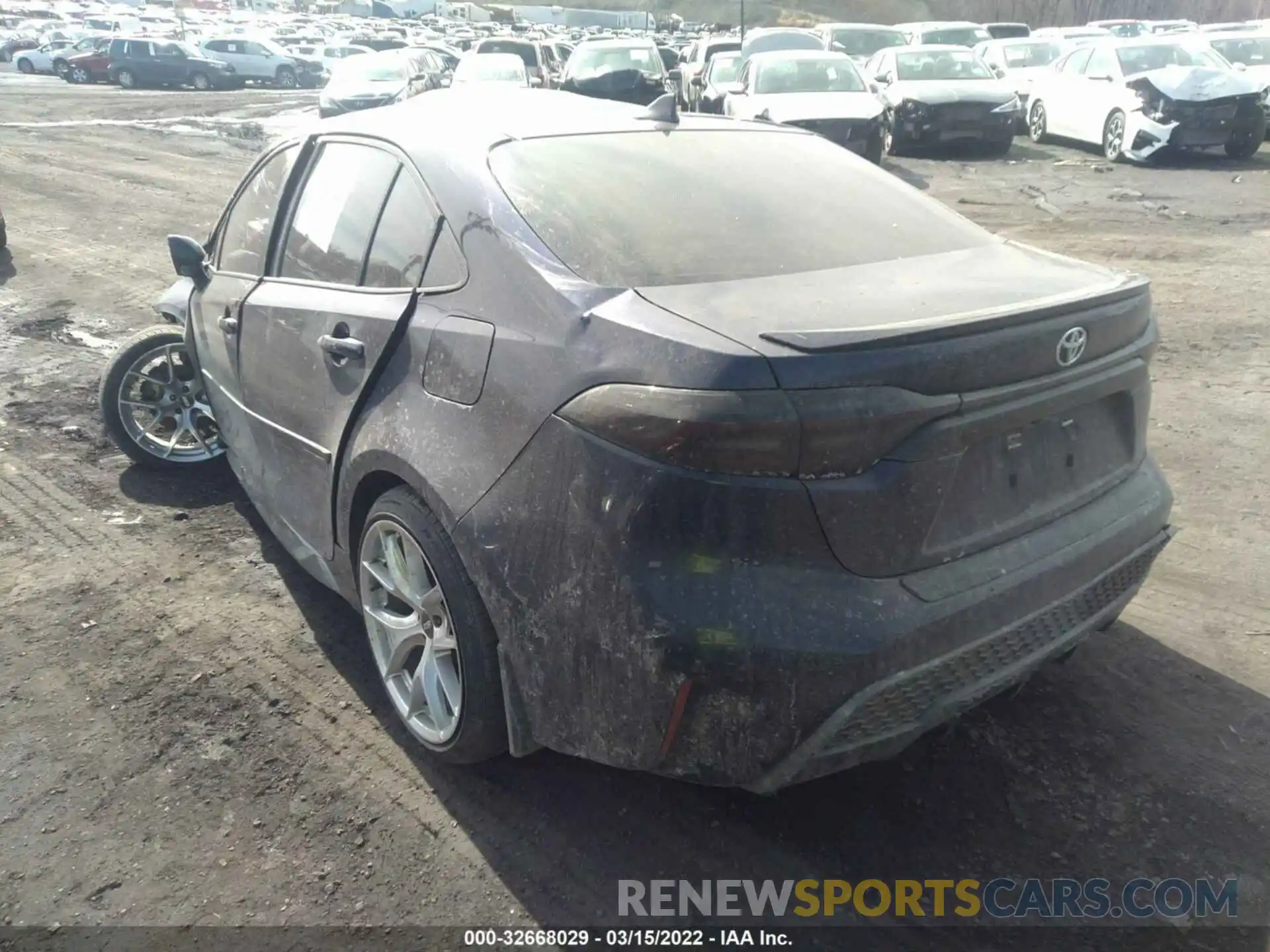 3 Photograph of a damaged car JTDS4RCEXLJ009814 TOYOTA COROLLA 2020