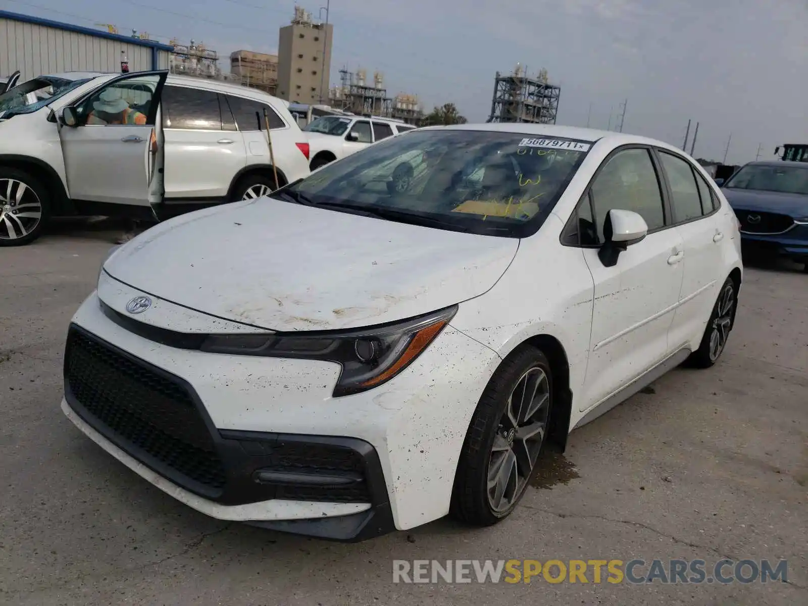 2 Photograph of a damaged car JTDS4RCEXLJ010977 TOYOTA COROLLA 2020