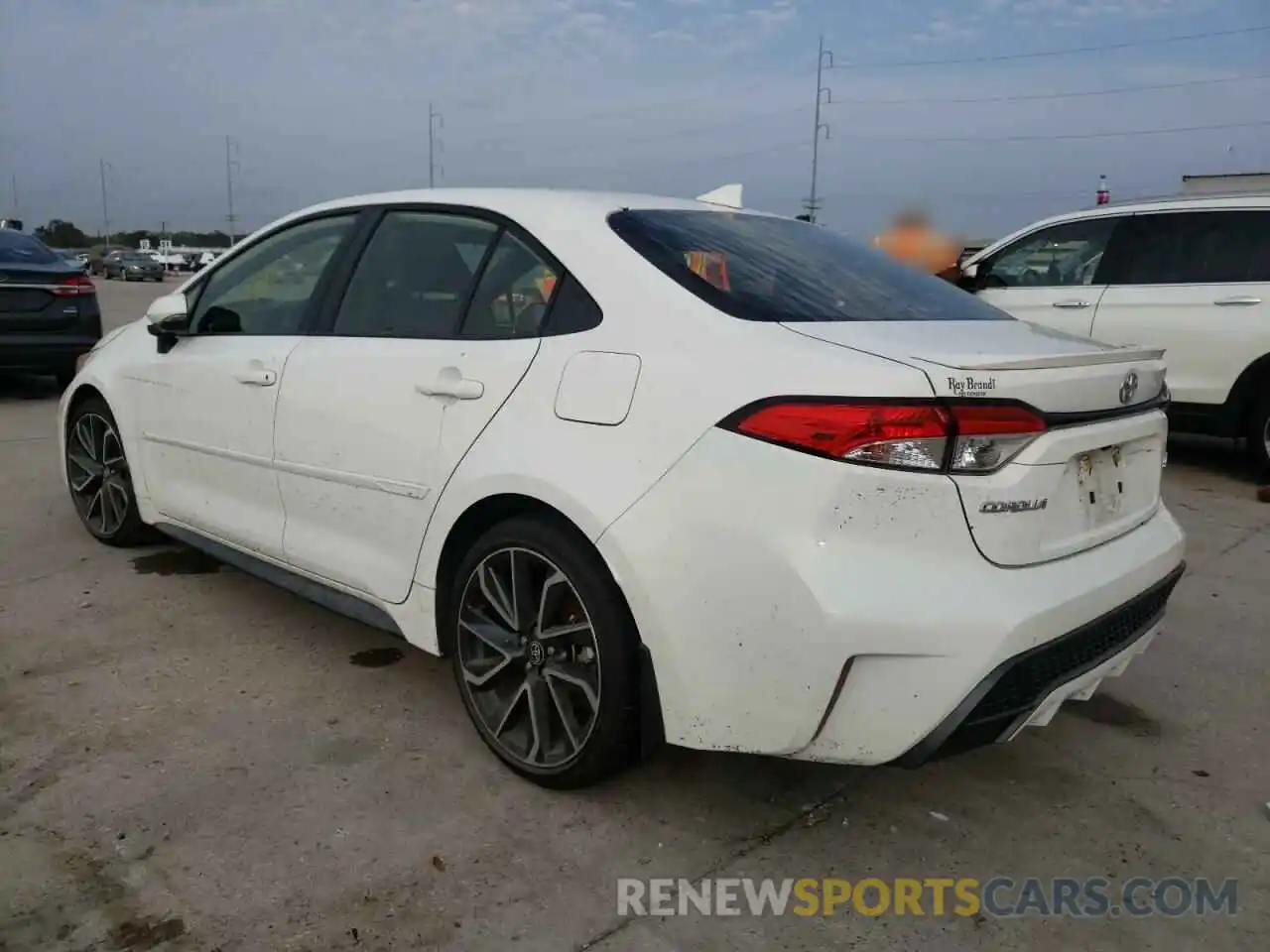 3 Photograph of a damaged car JTDS4RCEXLJ010977 TOYOTA COROLLA 2020