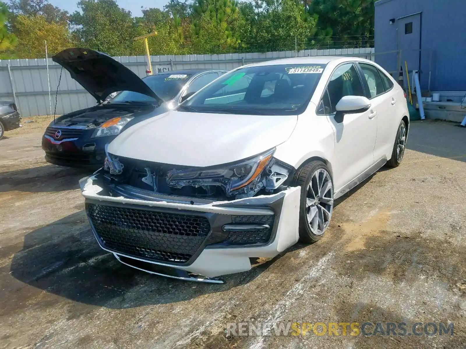 2 Photograph of a damaged car JTDS4RCEXLJ011434 TOYOTA COROLLA 2020