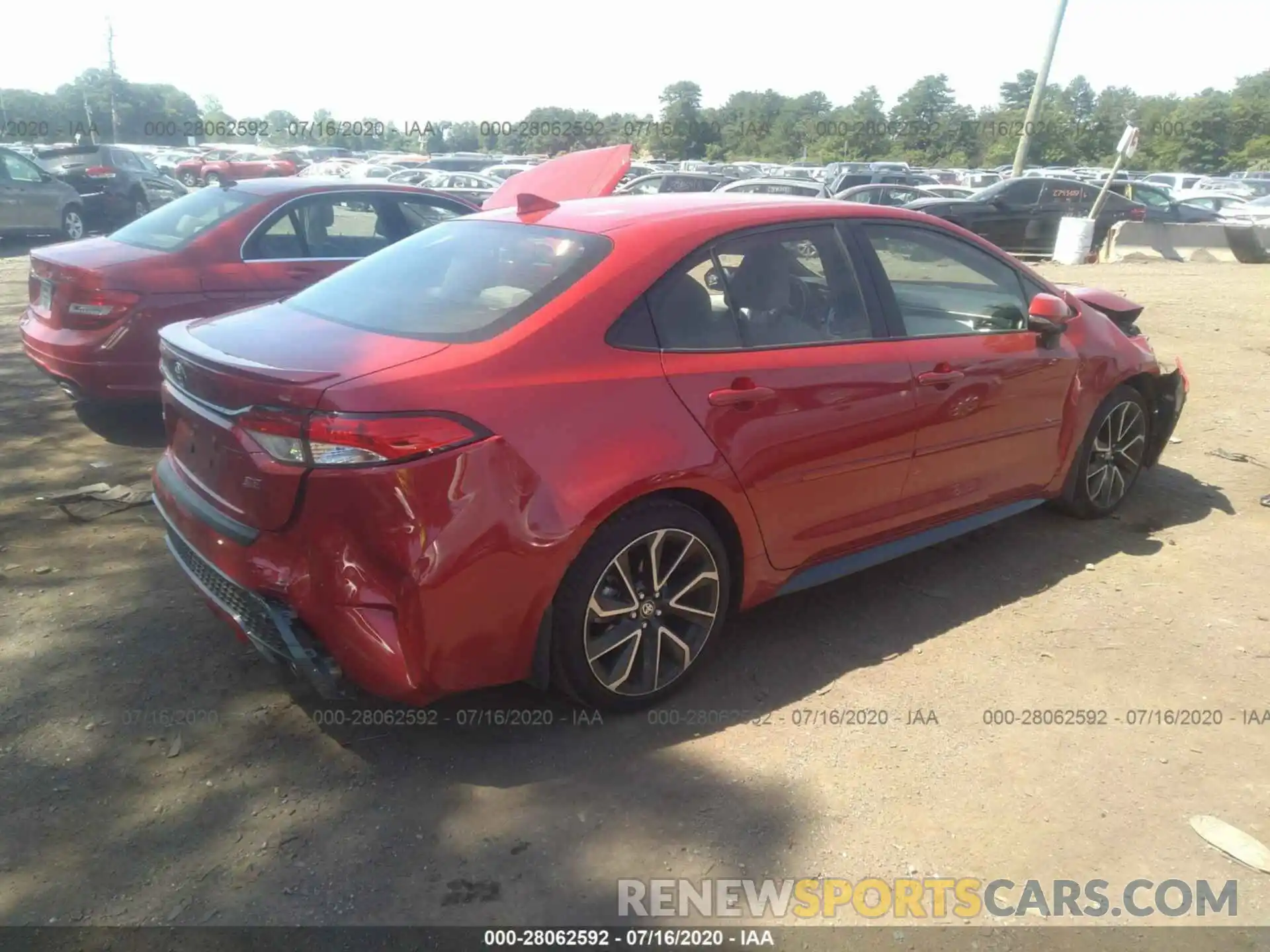 4 Photograph of a damaged car JTDS4RCEXLJ012065 TOYOTA COROLLA 2020