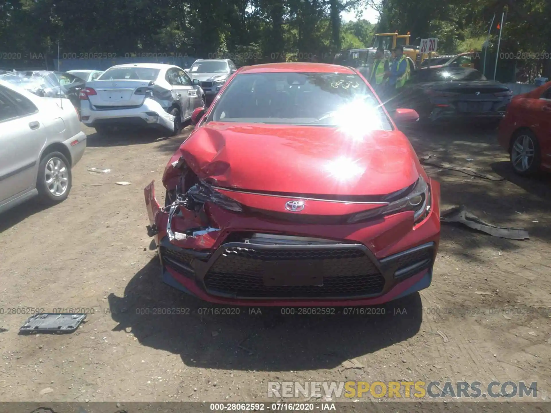 6 Photograph of a damaged car JTDS4RCEXLJ012065 TOYOTA COROLLA 2020