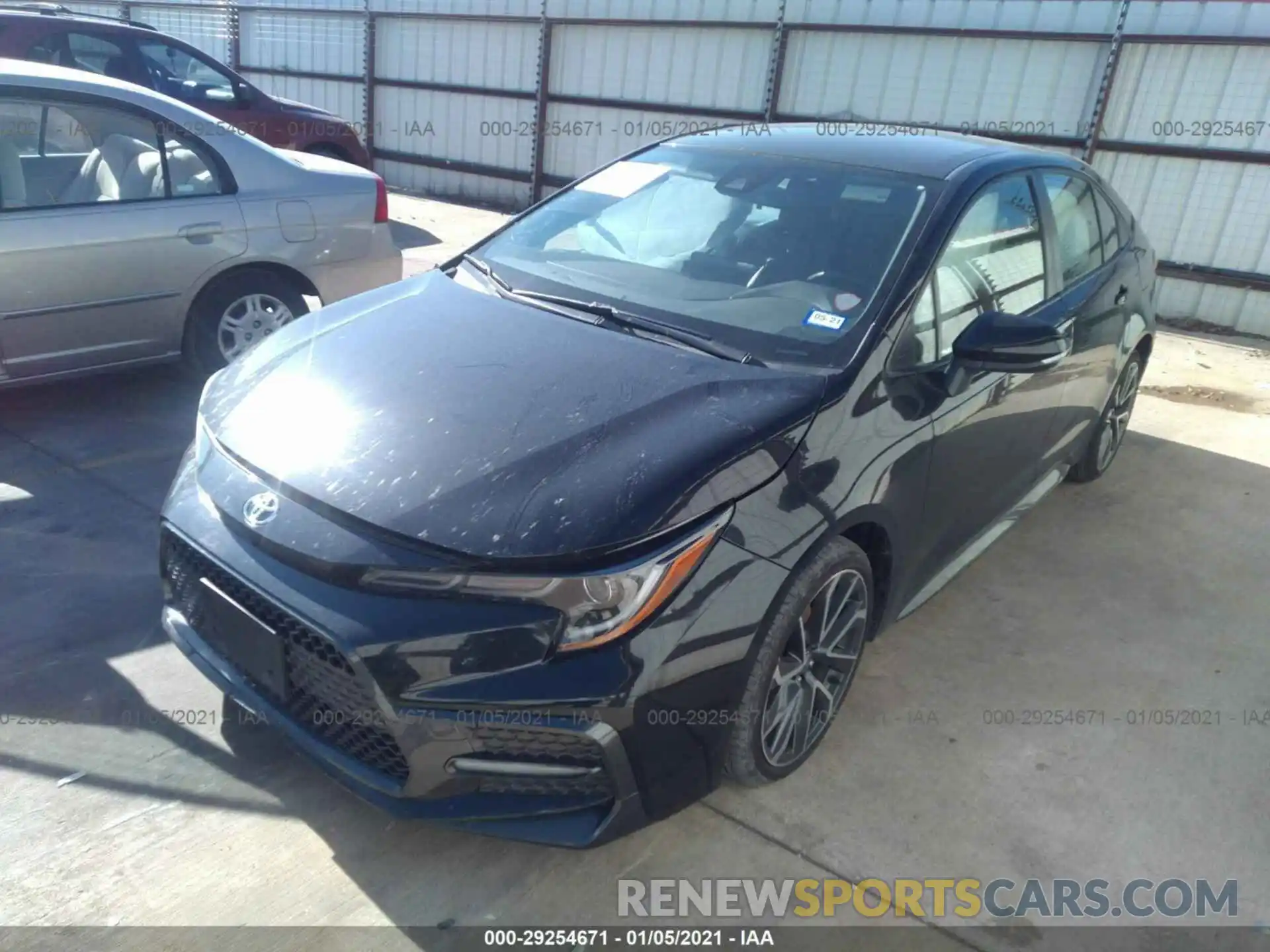 2 Photograph of a damaged car JTDS4RCEXLJ012227 TOYOTA COROLLA 2020