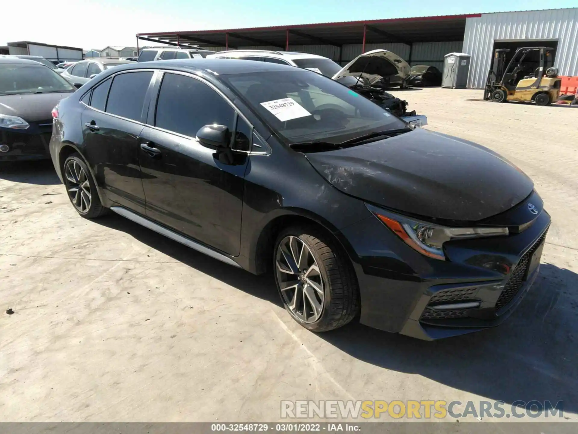 1 Photograph of a damaged car JTDS4RCEXLJ012521 TOYOTA COROLLA 2020