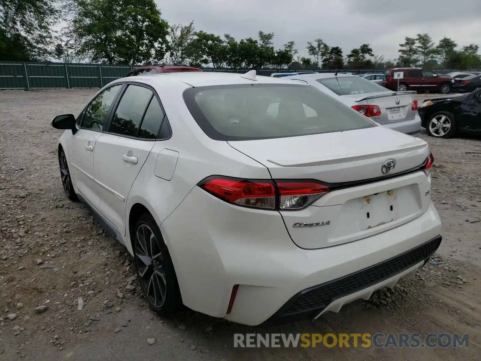 3 Photograph of a damaged car JTDS4RCEXLJ012860 TOYOTA COROLLA 2020