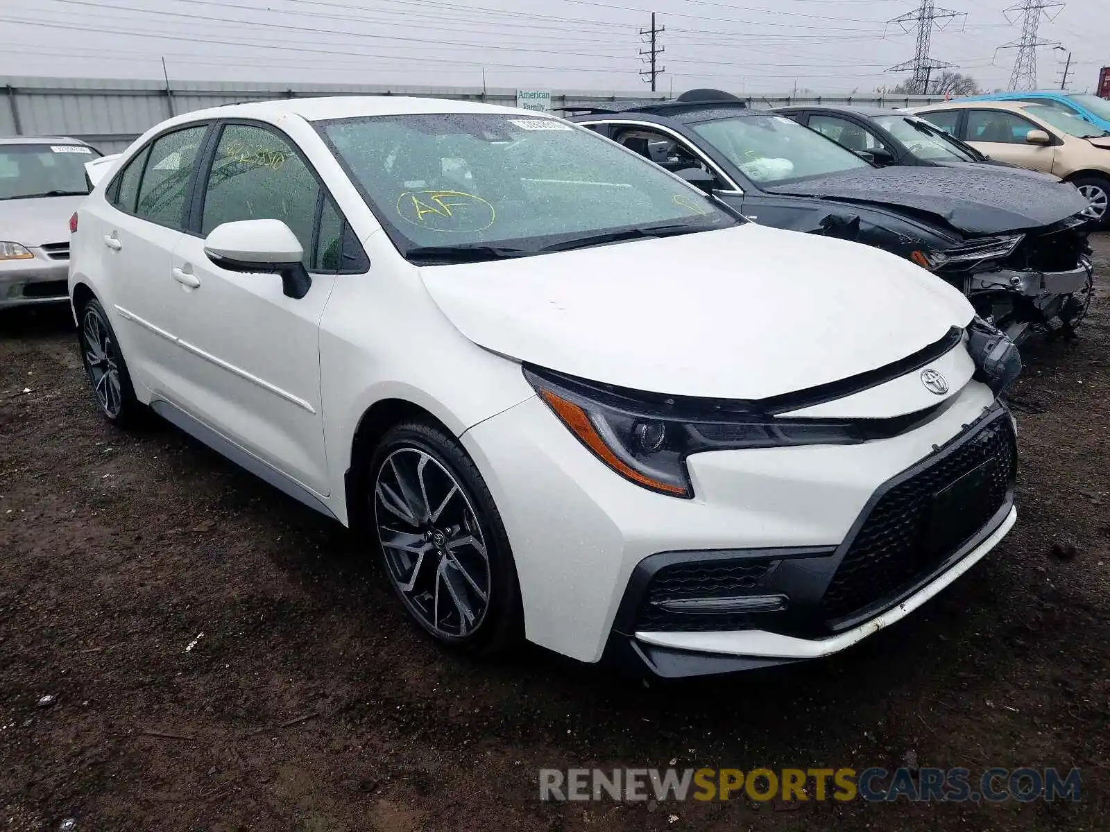 1 Photograph of a damaged car JTDS4RCEXLJ013054 TOYOTA COROLLA 2020