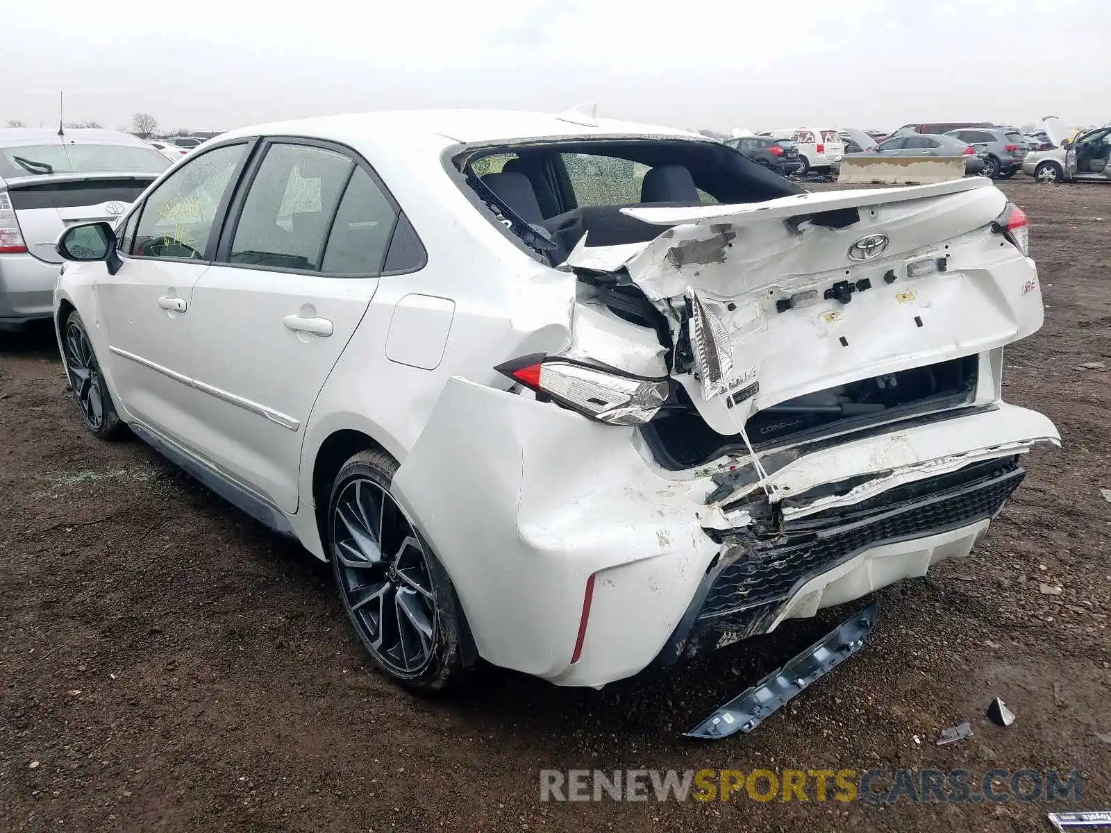 3 Photograph of a damaged car JTDS4RCEXLJ013054 TOYOTA COROLLA 2020