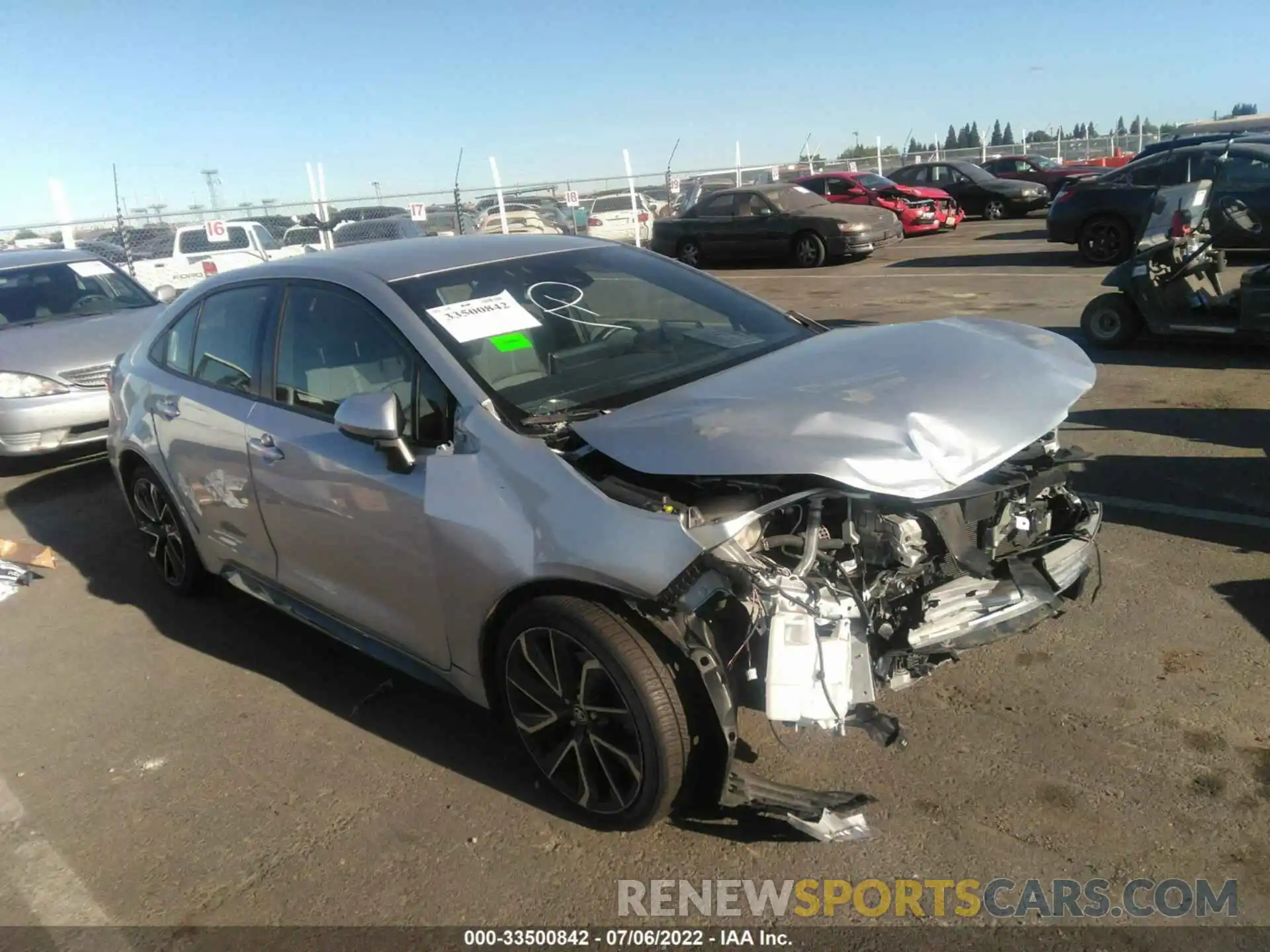 1 Photograph of a damaged car JTDS4RCEXLJ013202 TOYOTA COROLLA 2020