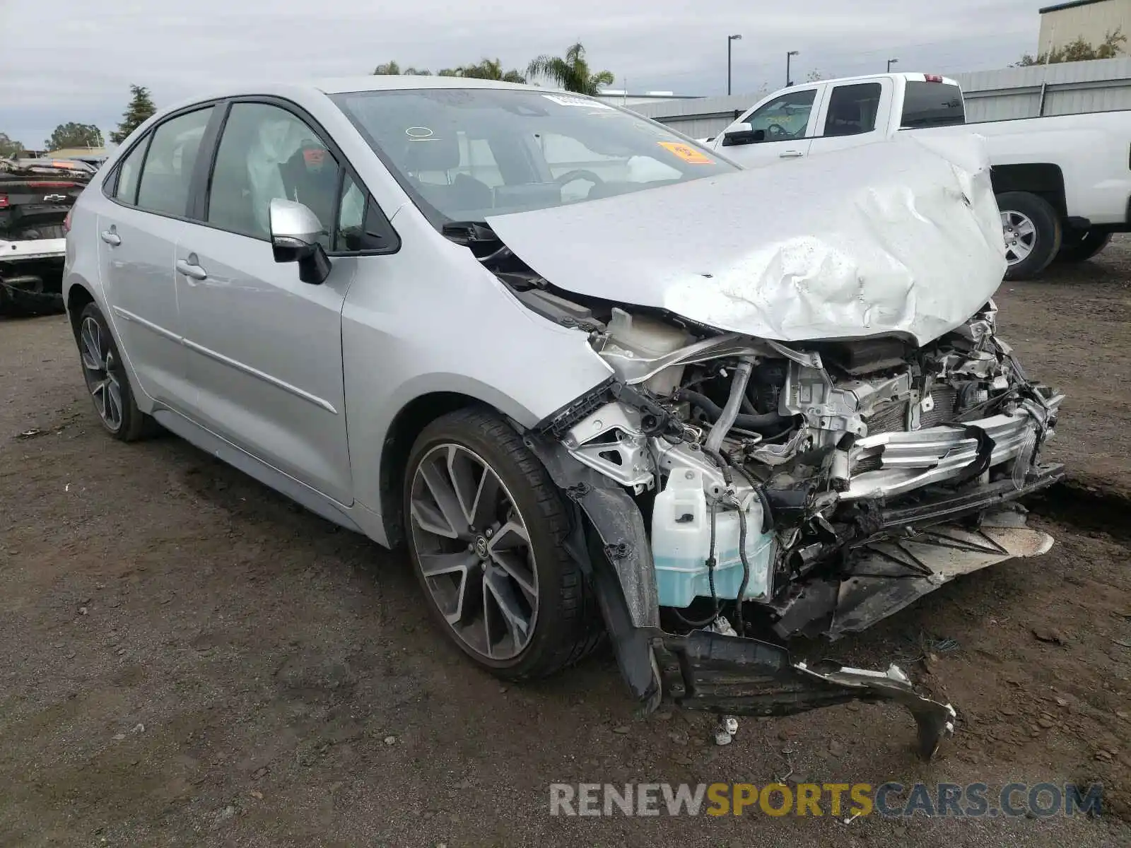 1 Photograph of a damaged car JTDS4RCEXLJ013538 TOYOTA COROLLA 2020