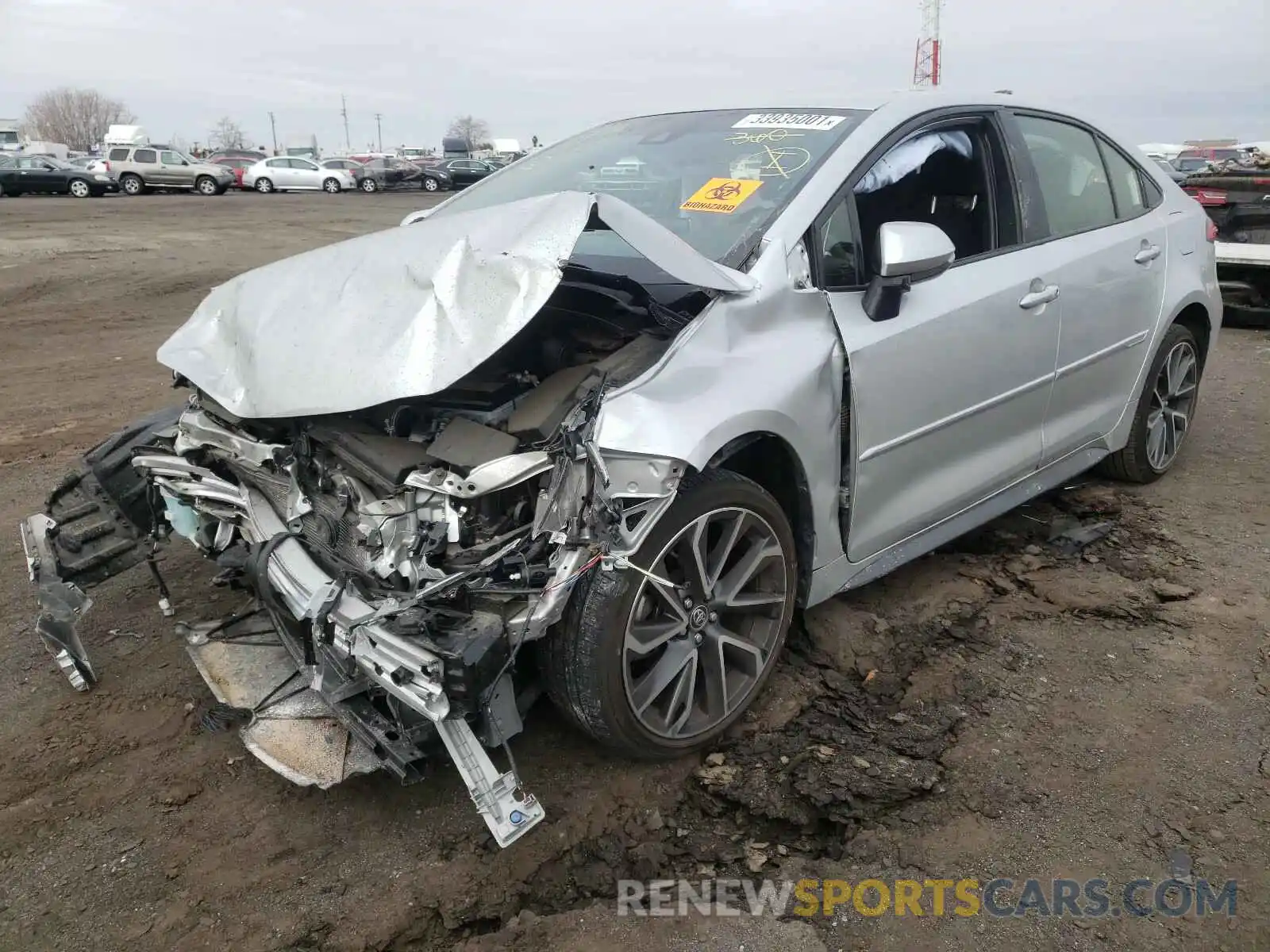 2 Фотография поврежденного автомобиля JTDS4RCEXLJ013538 TOYOTA COROLLA 2020