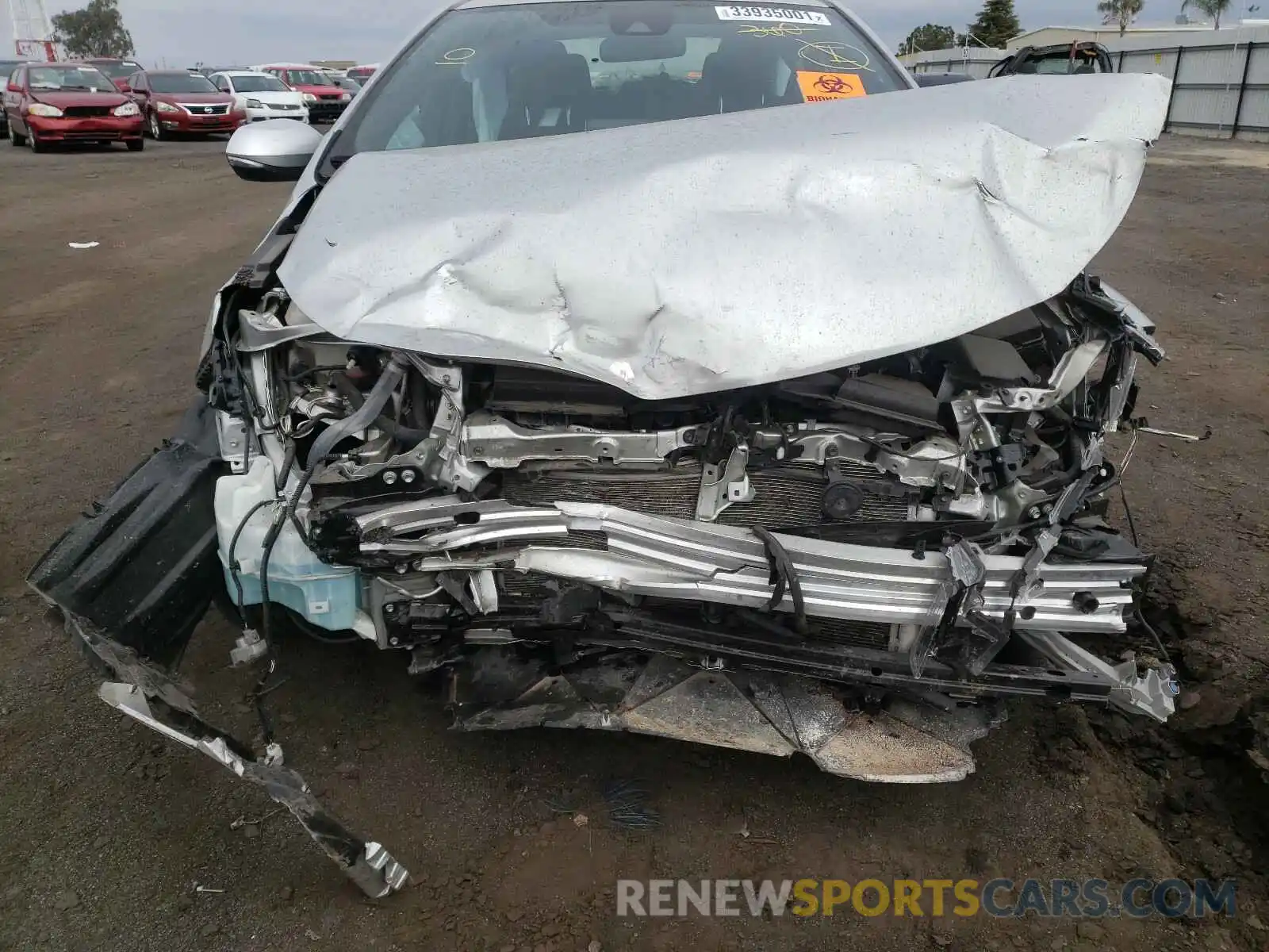 9 Photograph of a damaged car JTDS4RCEXLJ013538 TOYOTA COROLLA 2020