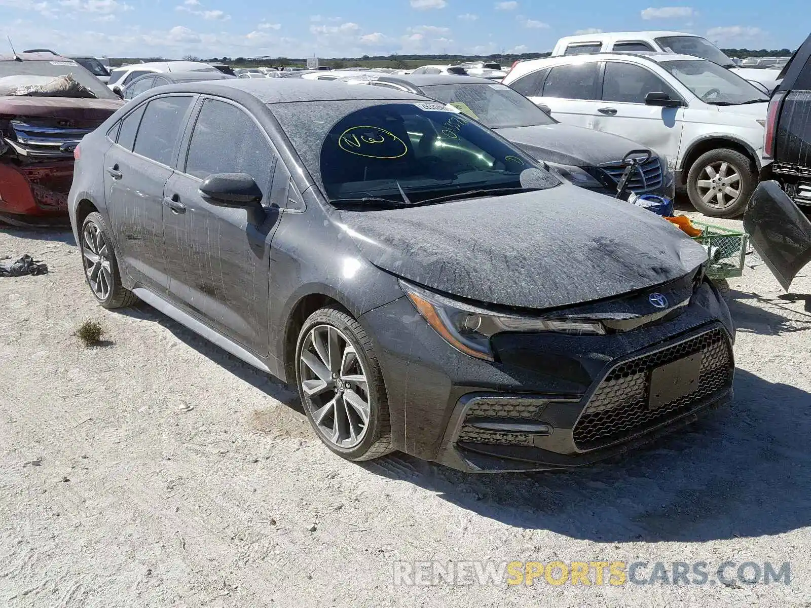 1 Photograph of a damaged car JTDS4RCEXLJ013572 TOYOTA COROLLA 2020