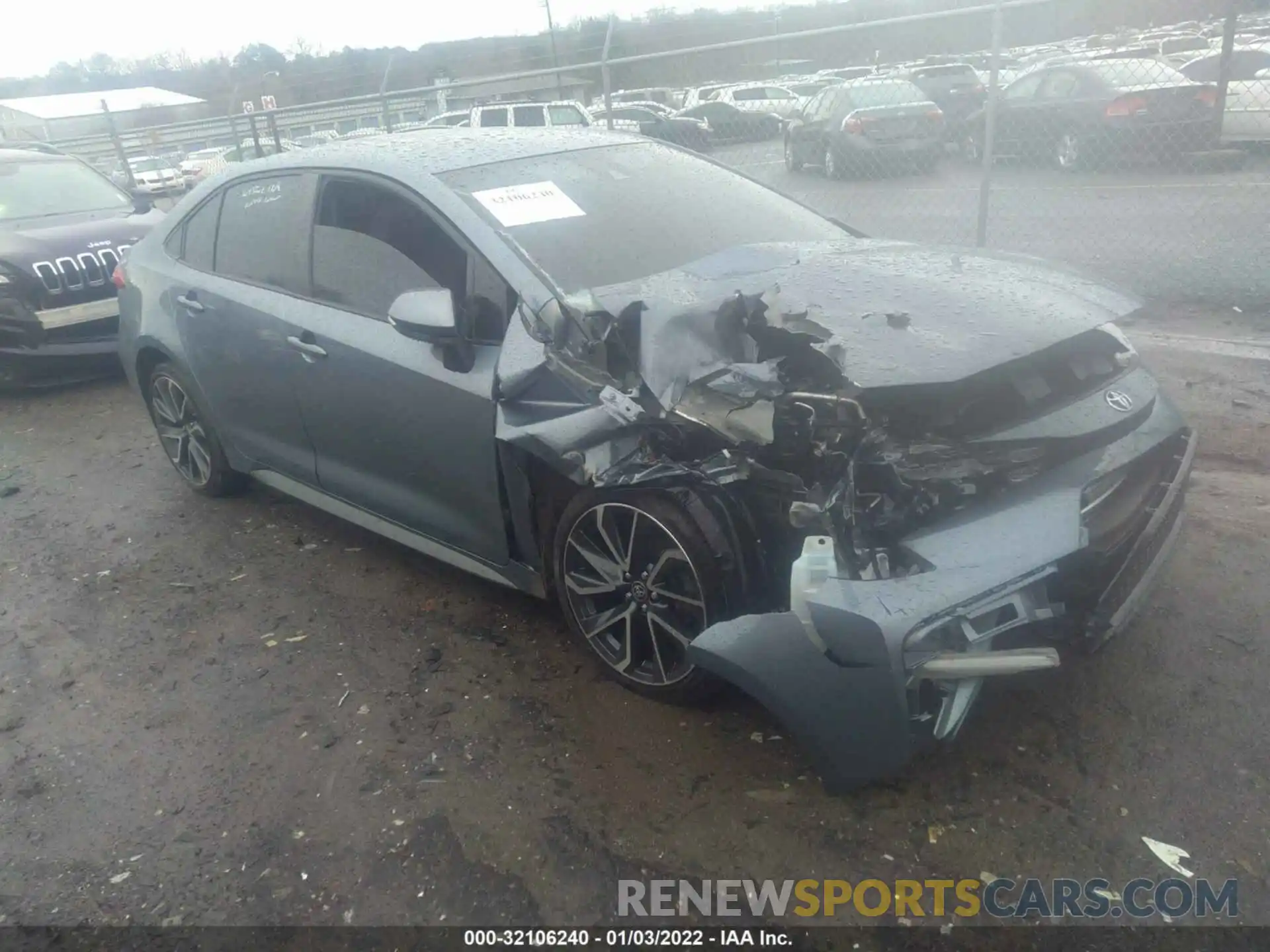 1 Photograph of a damaged car JTDS4RCEXLJ014771 TOYOTA COROLLA 2020