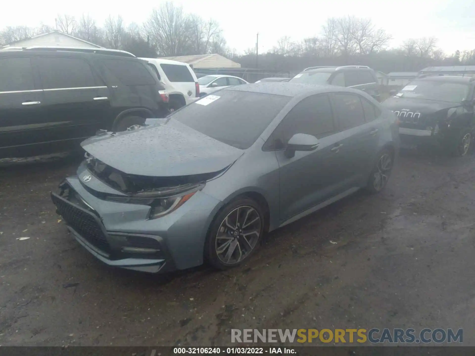 2 Photograph of a damaged car JTDS4RCEXLJ014771 TOYOTA COROLLA 2020