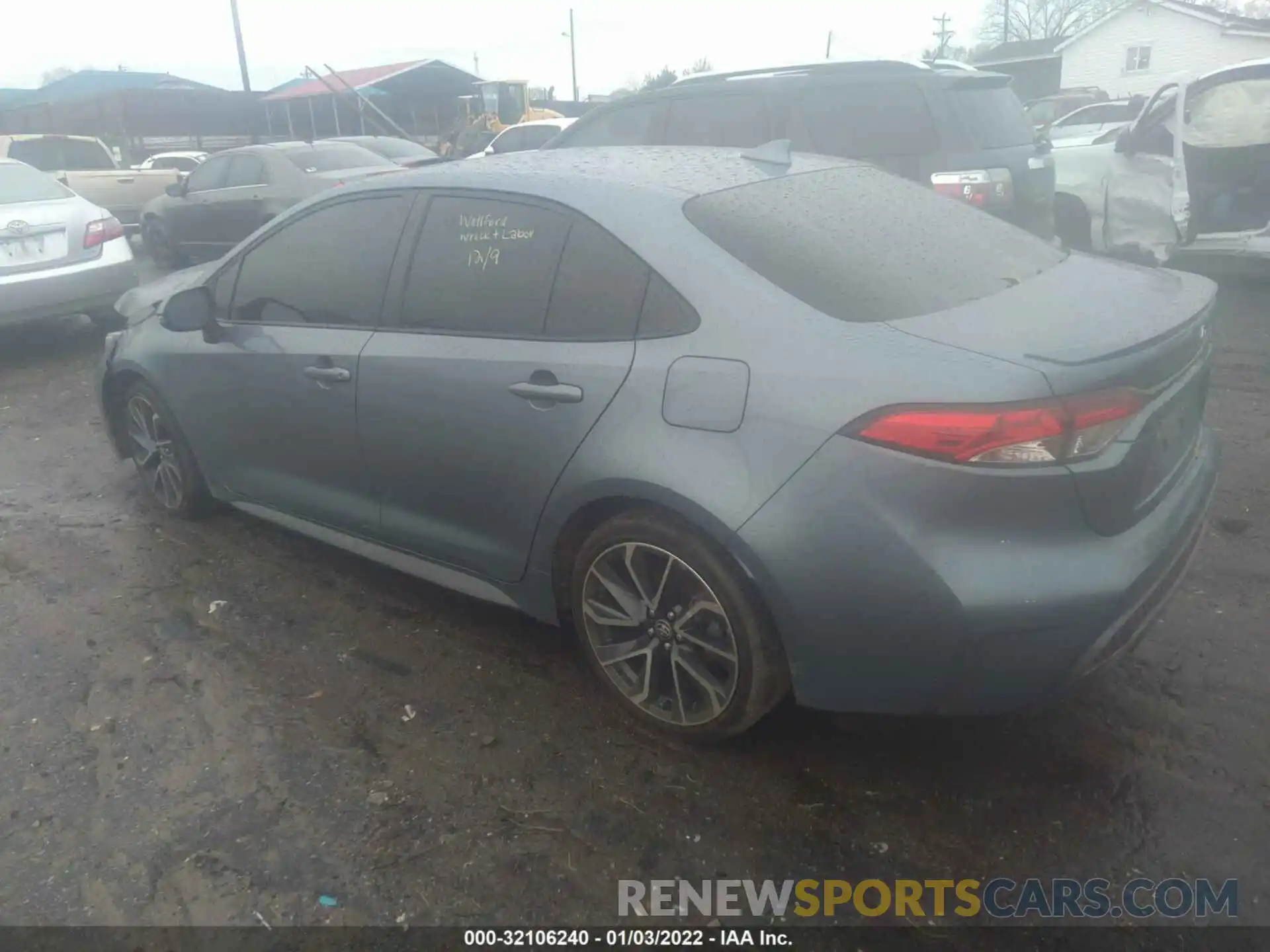 3 Photograph of a damaged car JTDS4RCEXLJ014771 TOYOTA COROLLA 2020