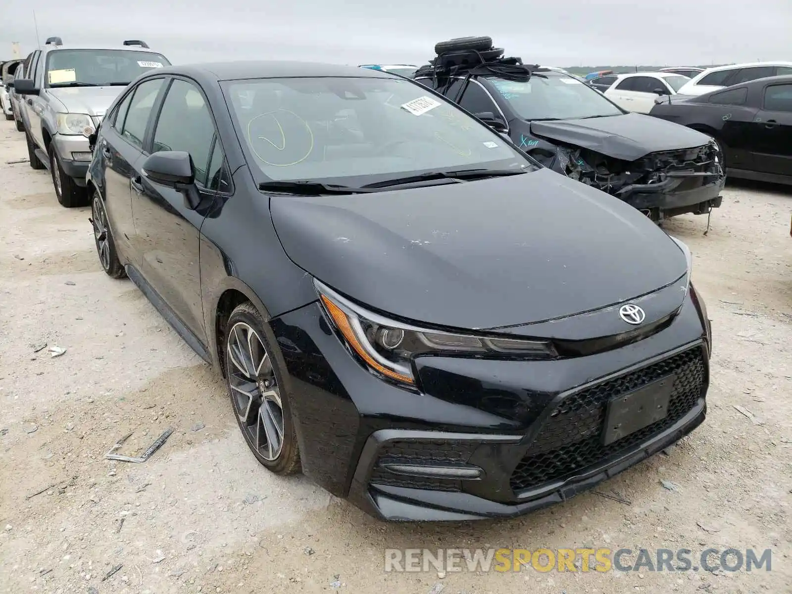 1 Photograph of a damaged car JTDS4RCEXLJ015323 TOYOTA COROLLA 2020