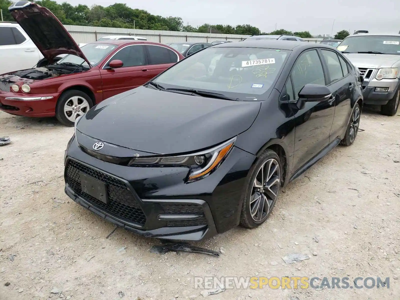 2 Photograph of a damaged car JTDS4RCEXLJ015323 TOYOTA COROLLA 2020