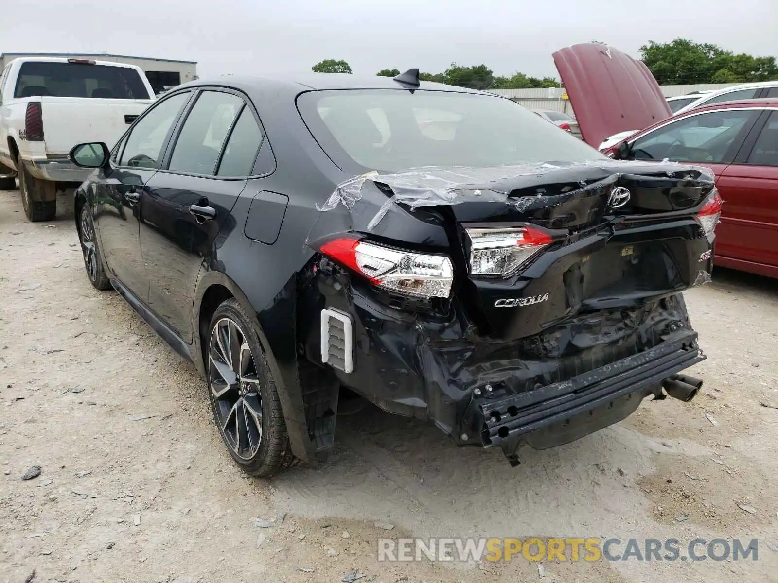 3 Photograph of a damaged car JTDS4RCEXLJ015323 TOYOTA COROLLA 2020