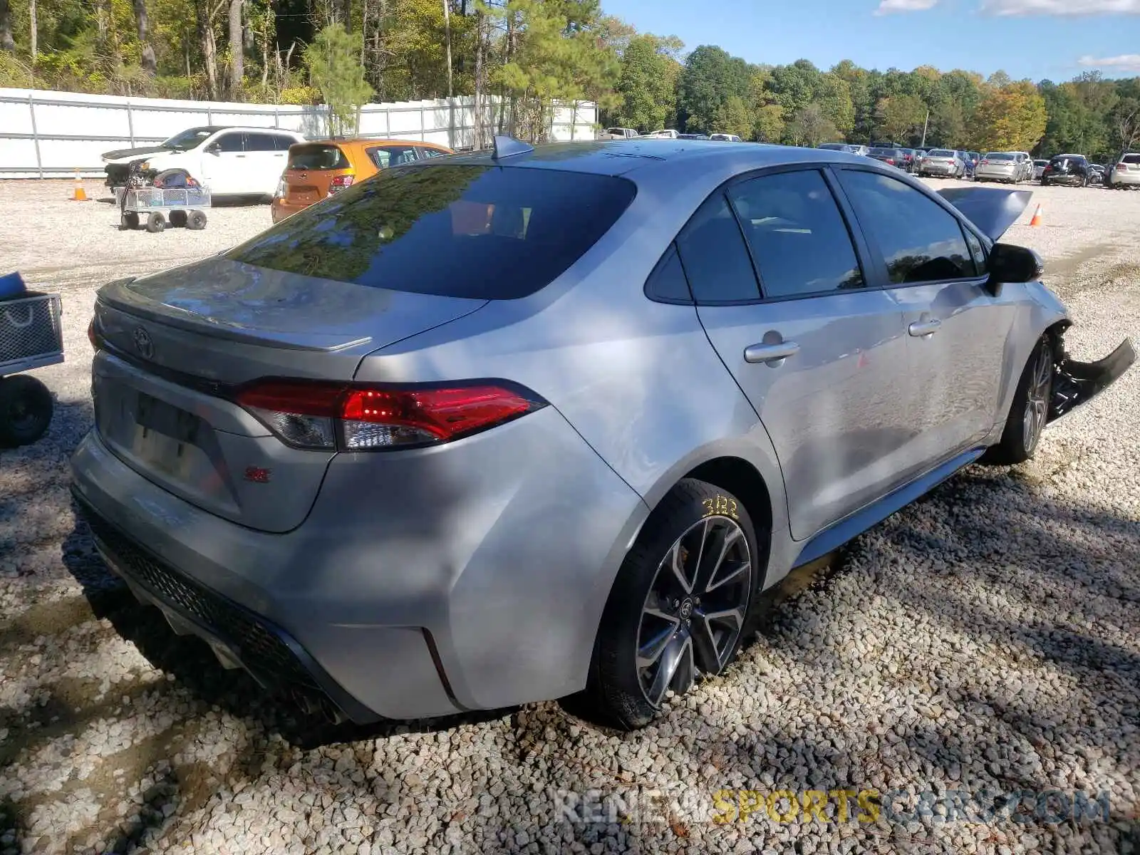 4 Photograph of a damaged car JTDS4RCEXLJ016519 TOYOTA COROLLA 2020