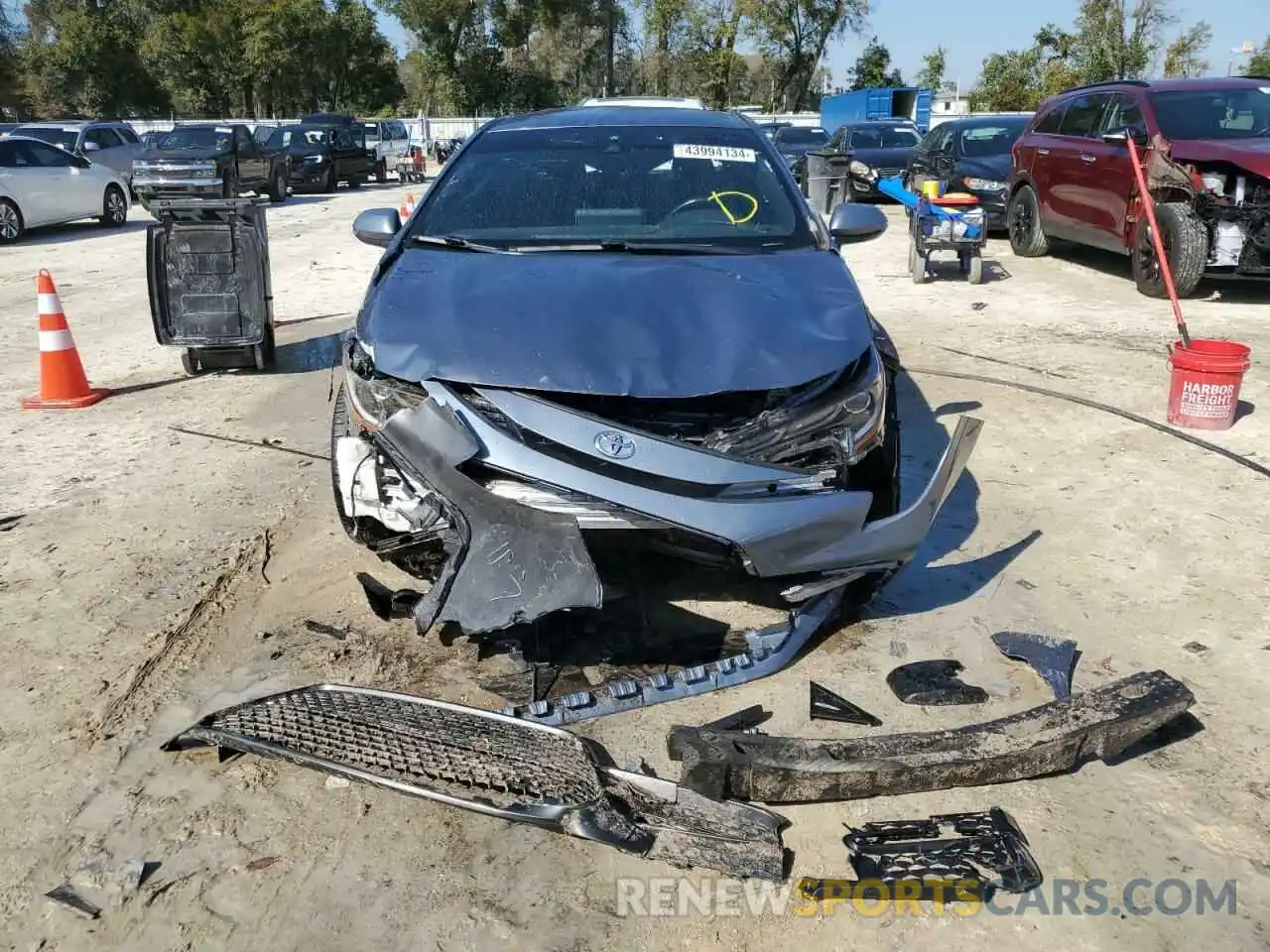 5 Photograph of a damaged car JTDS4RCEXLJ016987 TOYOTA COROLLA 2020