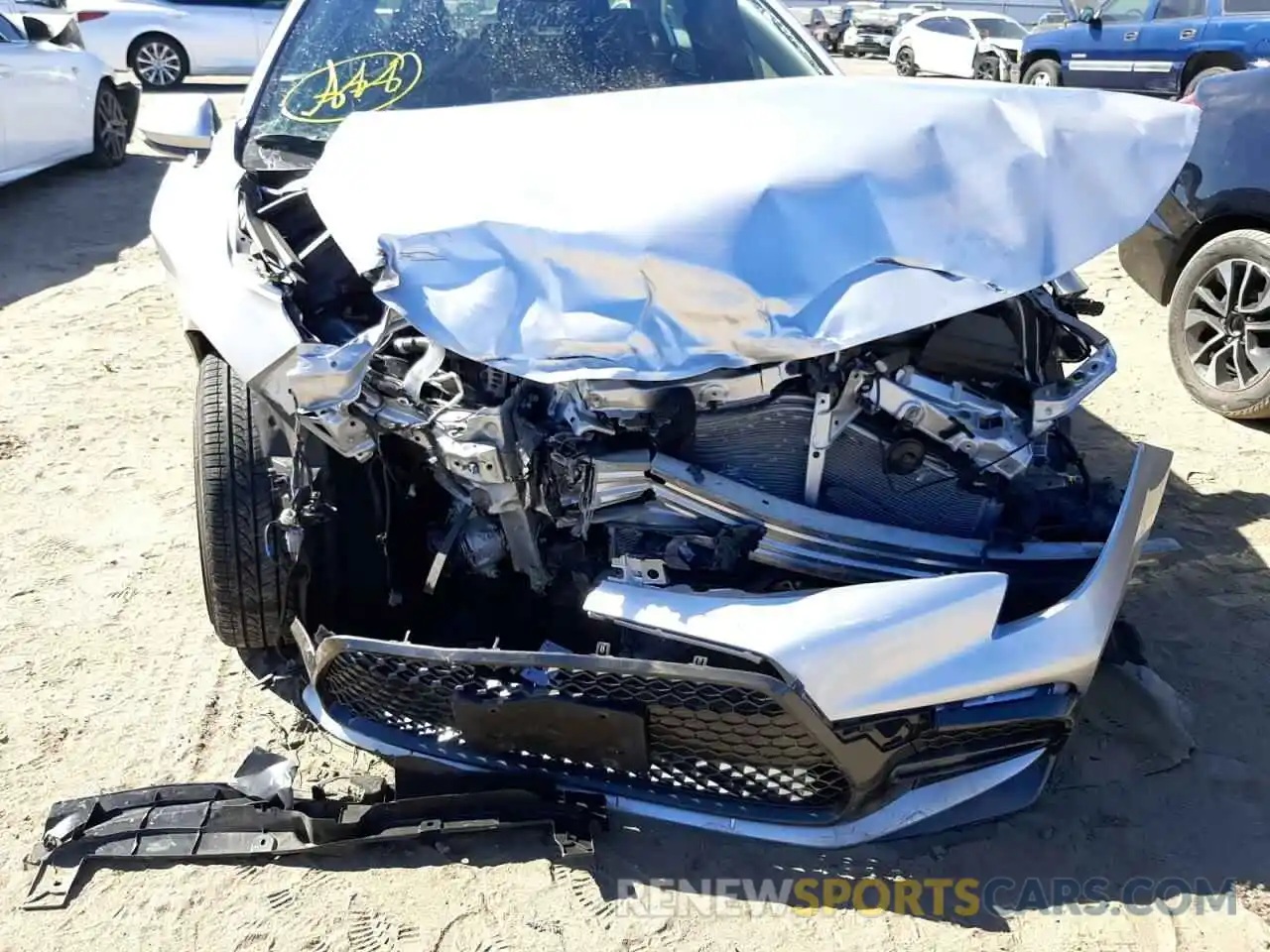 9 Photograph of a damaged car JTDS4RCEXLJ017542 TOYOTA COROLLA 2020