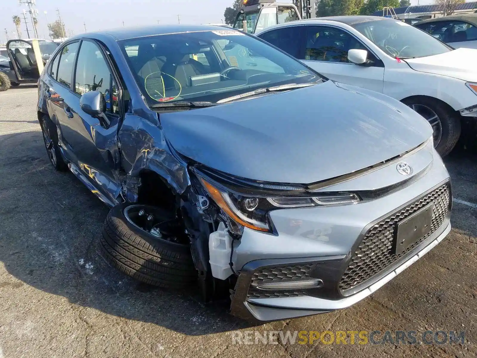 1 Photograph of a damaged car JTDS4RCEXLJ017699 TOYOTA COROLLA 2020