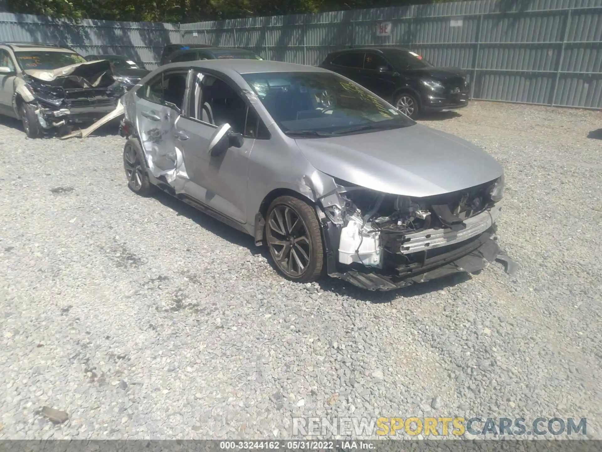 1 Photograph of a damaged car JTDS4RCEXLJ017749 TOYOTA COROLLA 2020