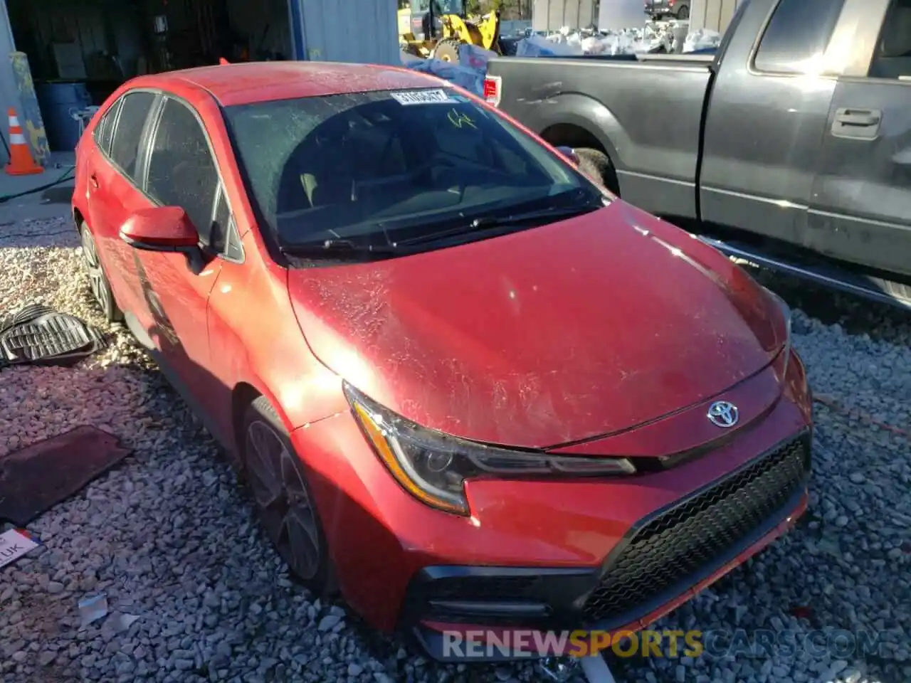 1 Photograph of a damaged car JTDS4RCEXLJ017962 TOYOTA COROLLA 2020