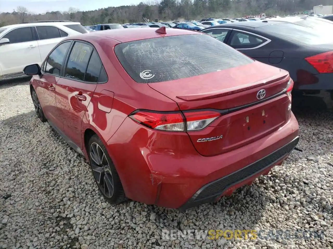 3 Photograph of a damaged car JTDS4RCEXLJ017962 TOYOTA COROLLA 2020