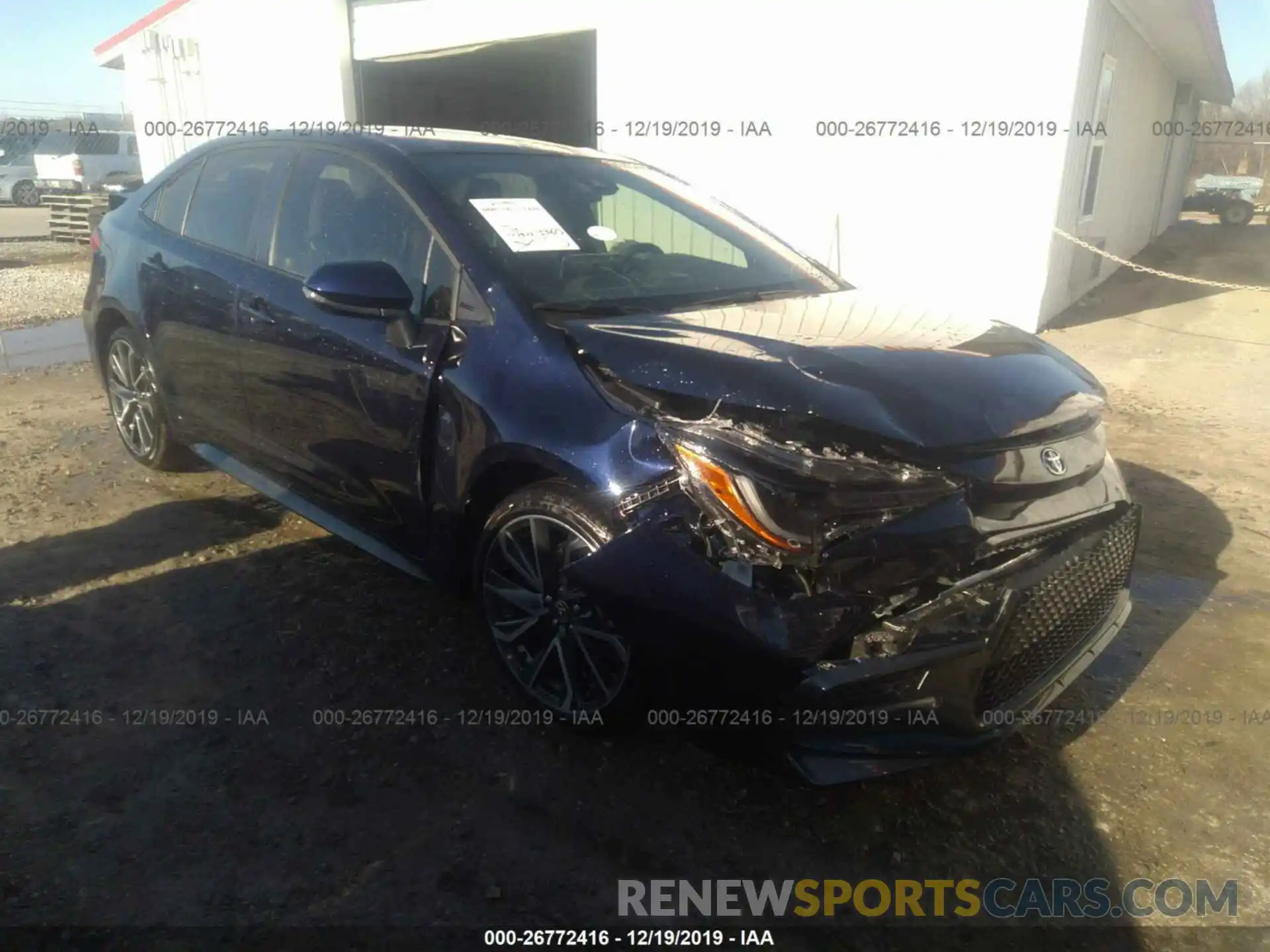 1 Photograph of a damaged car JTDS4RCEXLJ018688 TOYOTA COROLLA 2020