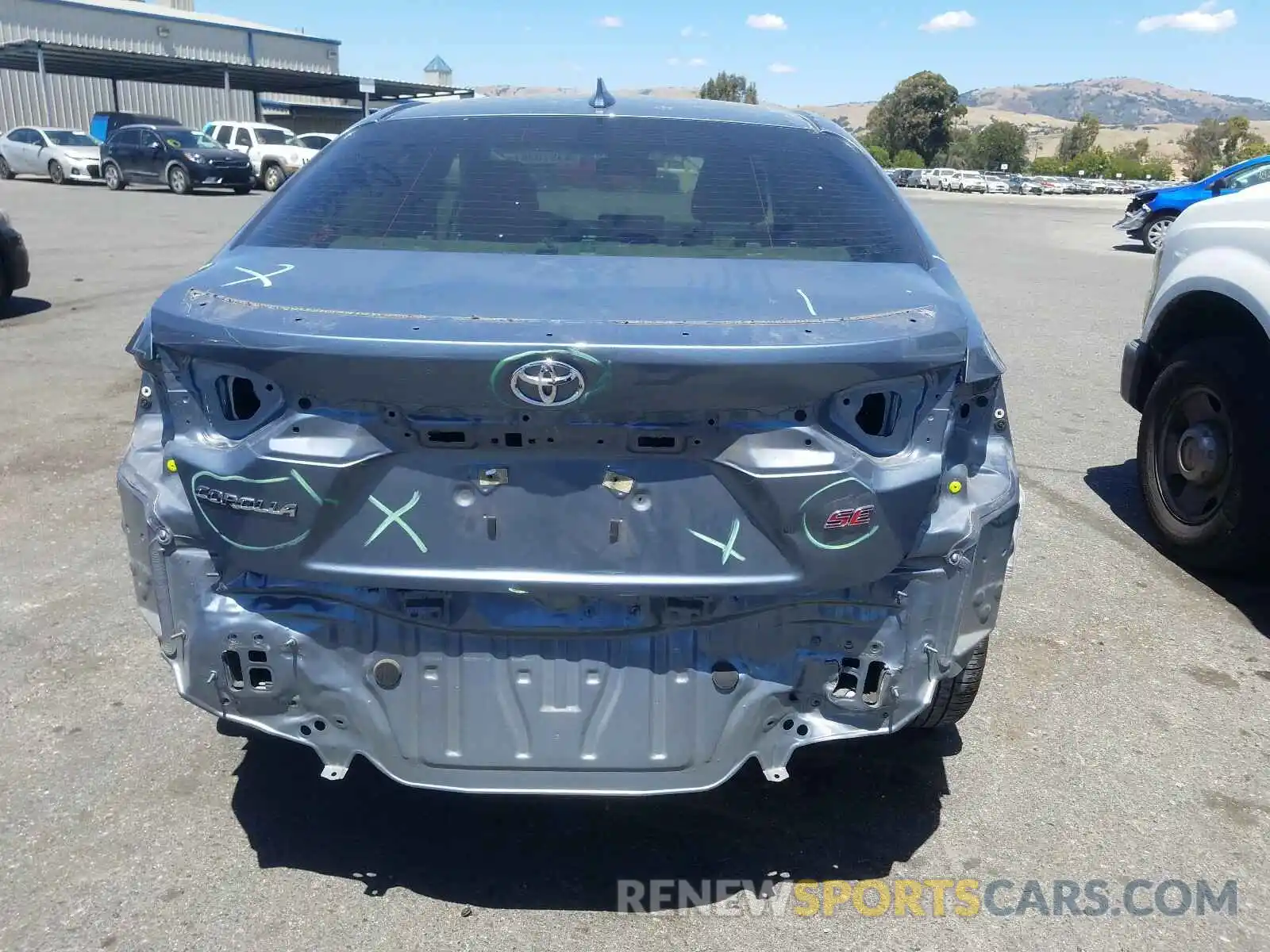 9 Photograph of a damaged car JTDS4RCEXLJ019307 TOYOTA COROLLA 2020