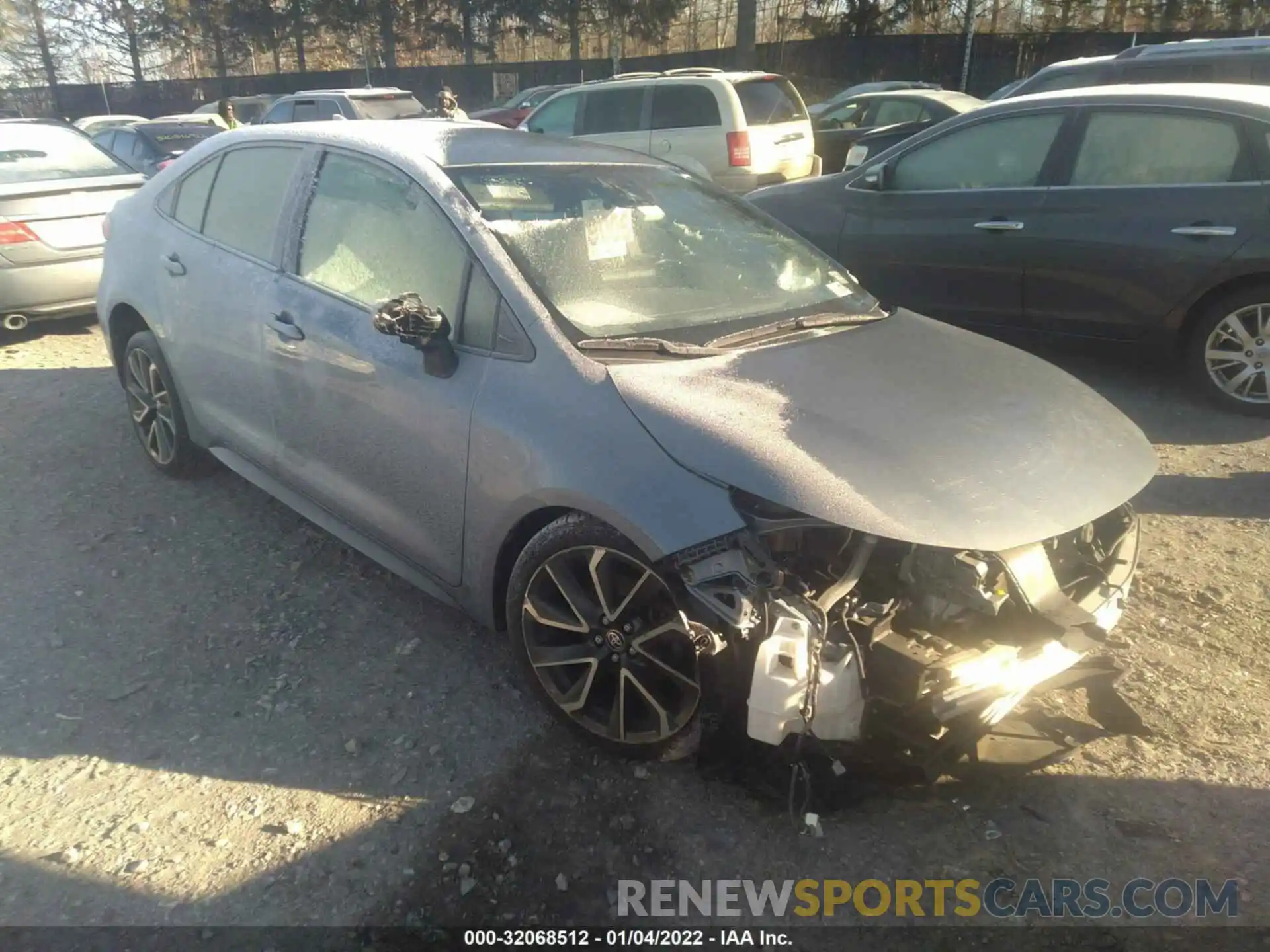 1 Photograph of a damaged car JTDS4RCEXLJ020599 TOYOTA COROLLA 2020